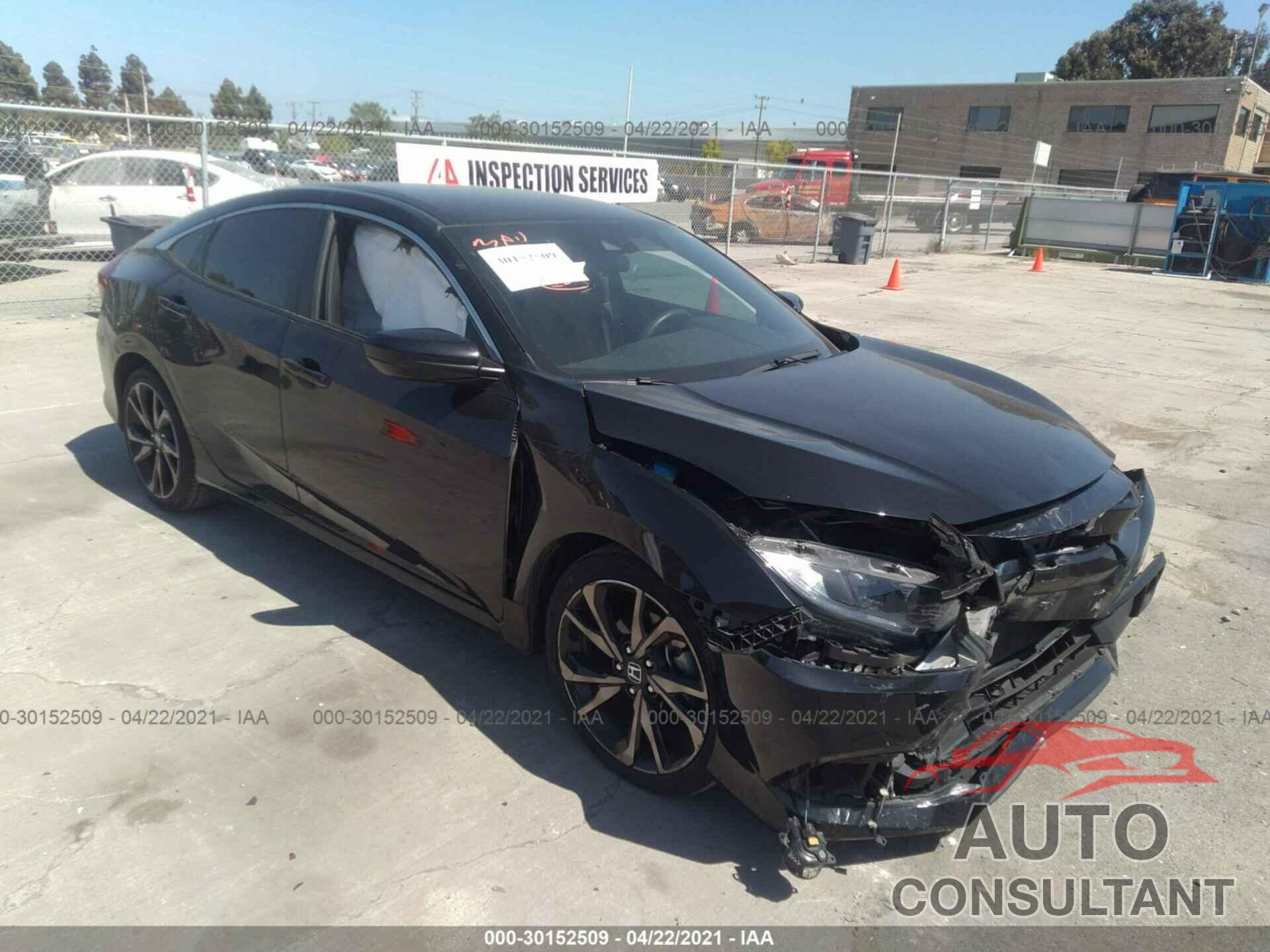 HONDA CIVIC SEDAN 2019 - 2HGFC2F82KH580782