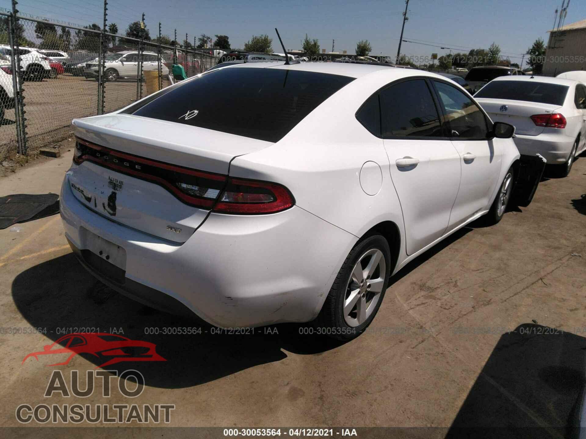 DODGE DART 2016 - 1C3CDFFA3GD802067