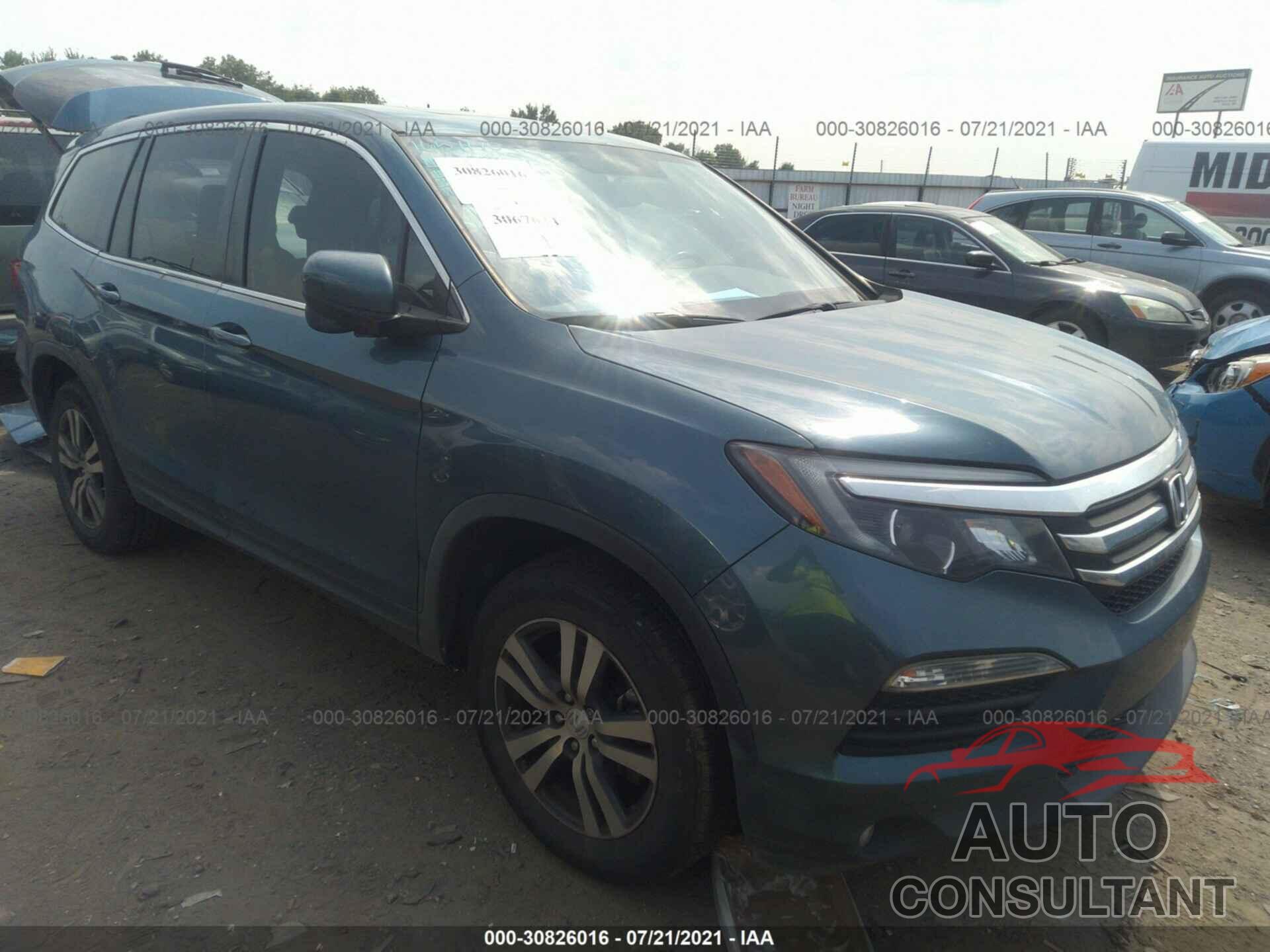 HONDA PILOT 2016 - 5FNYF6H59GB122517