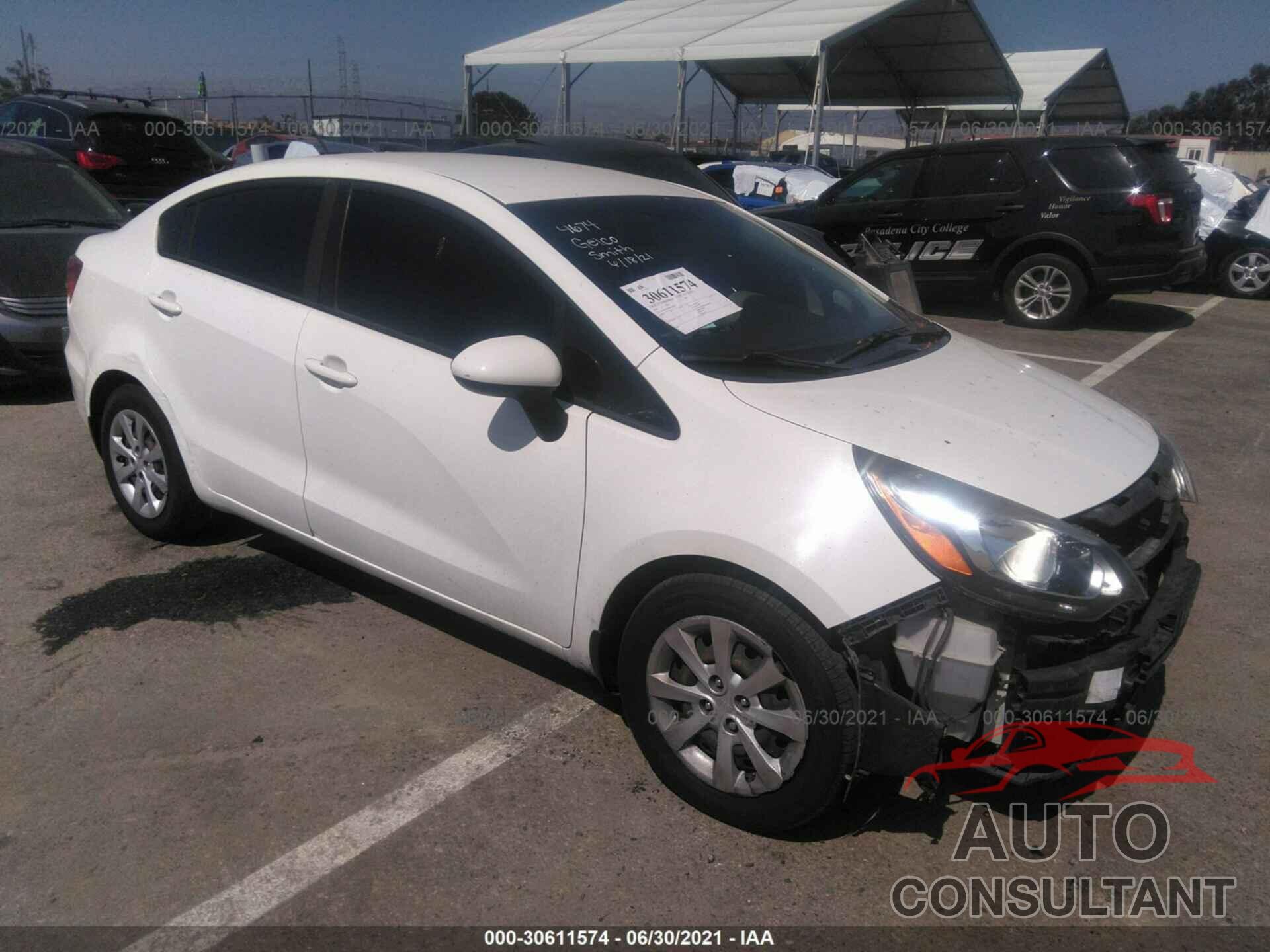 KIA RIO 2016 - KNADM4A30G6638422