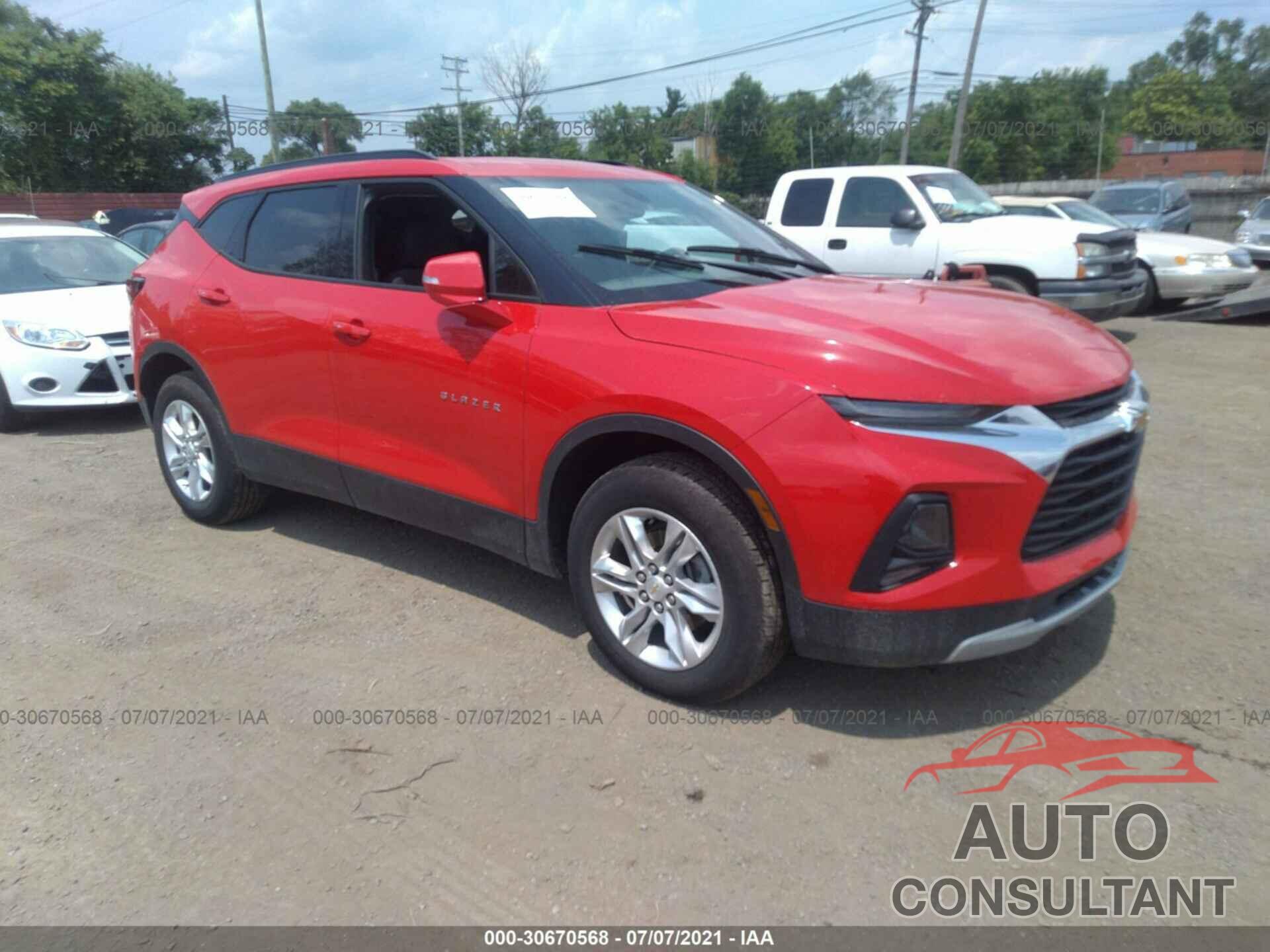 CHEVROLET BLAZER 2020 - 3GNKBBRA3LS691104