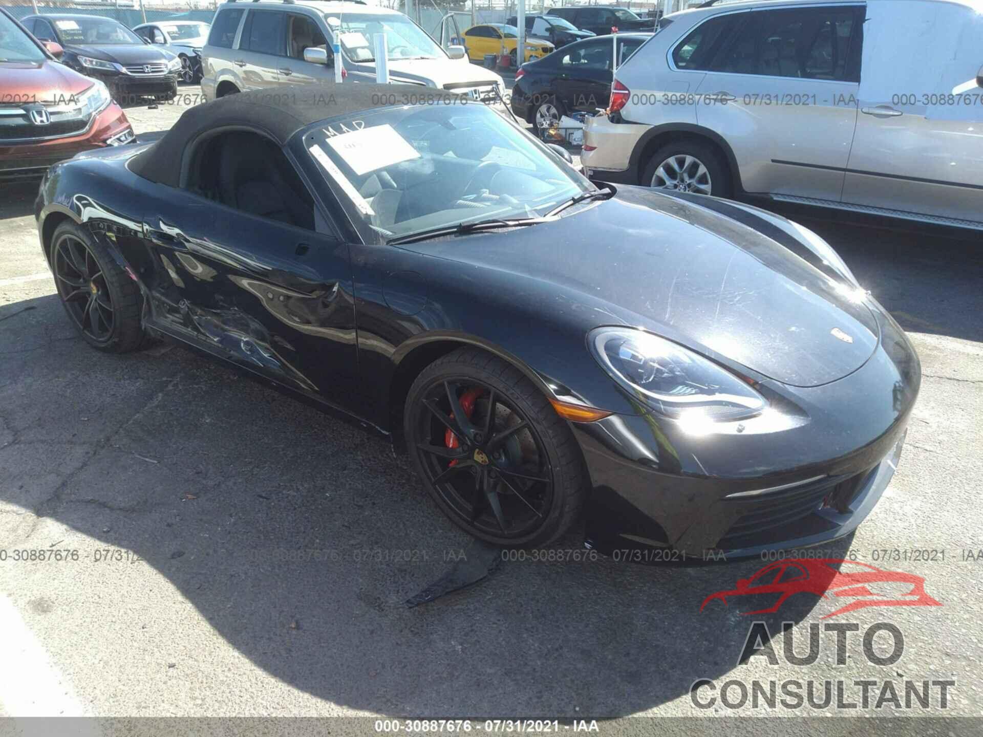 PORSCHE 718 BOXSTER 2017 - WP0CB2A89HS240980