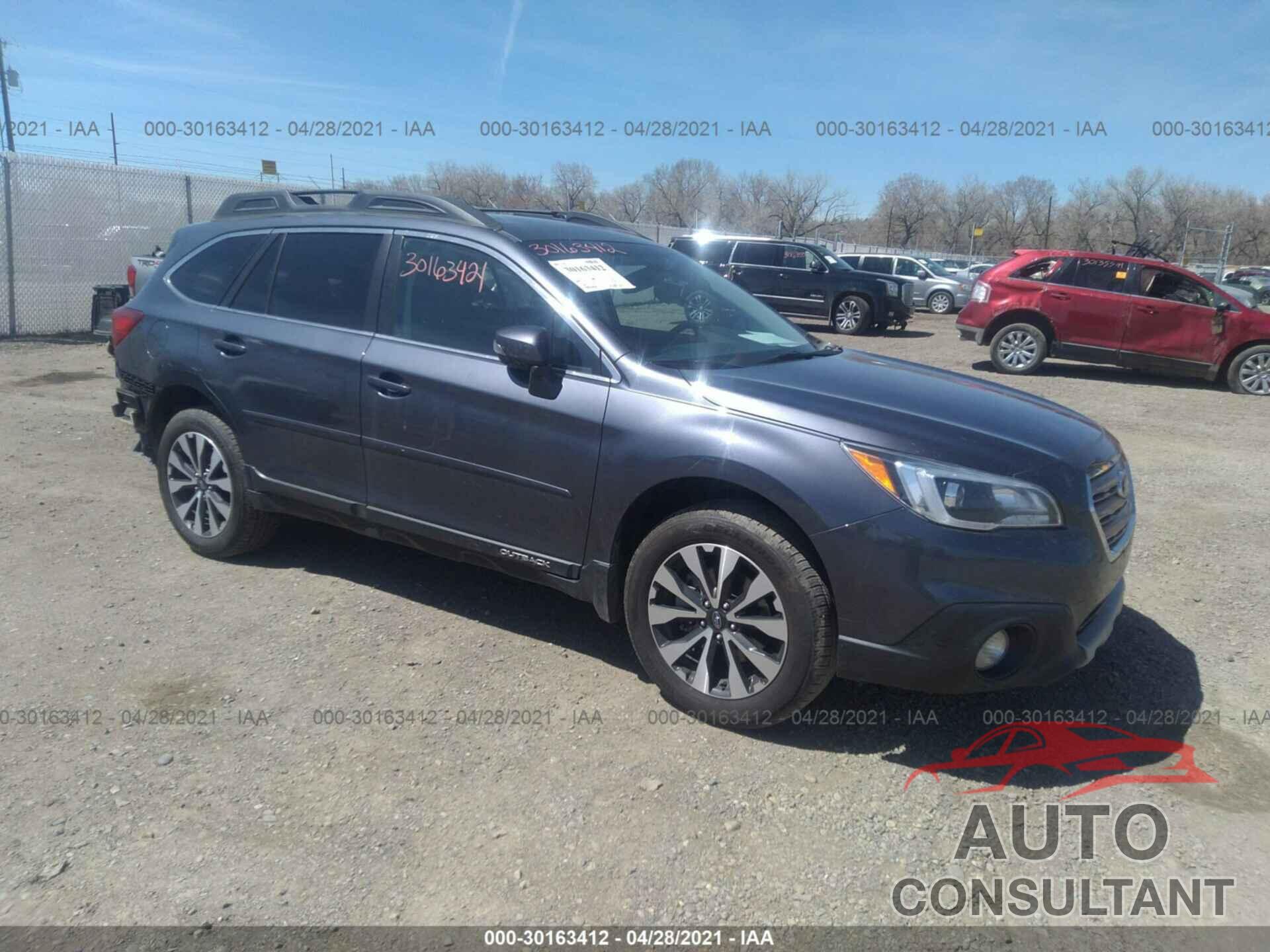 SUBARU OUTBACK 2016 - 4S4BSANC2G3206274