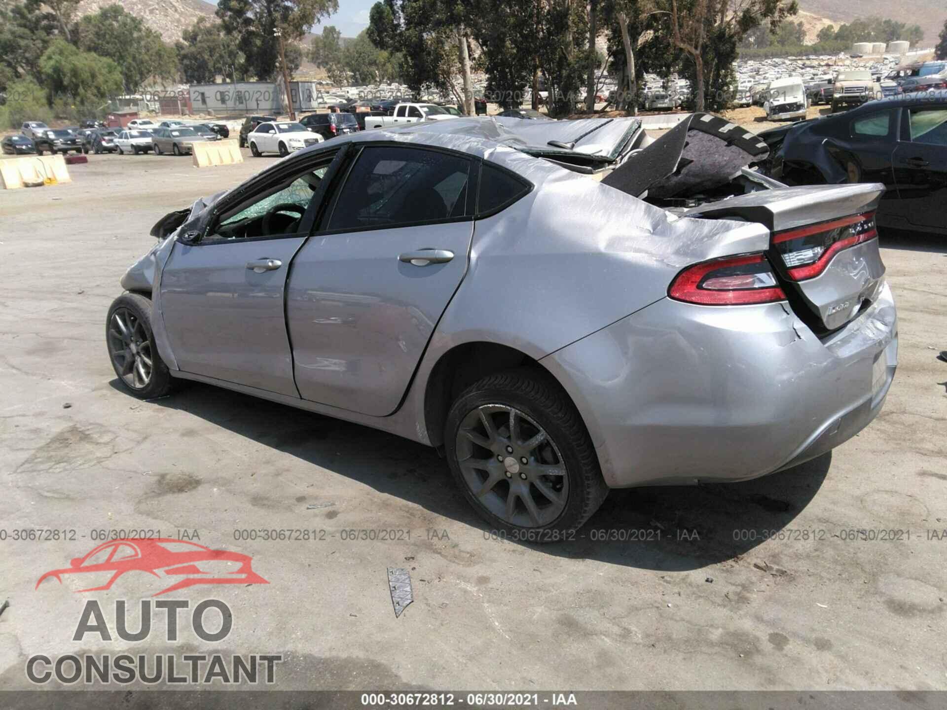 DODGE DART 2016 - 1C3CDFAA0GD578117