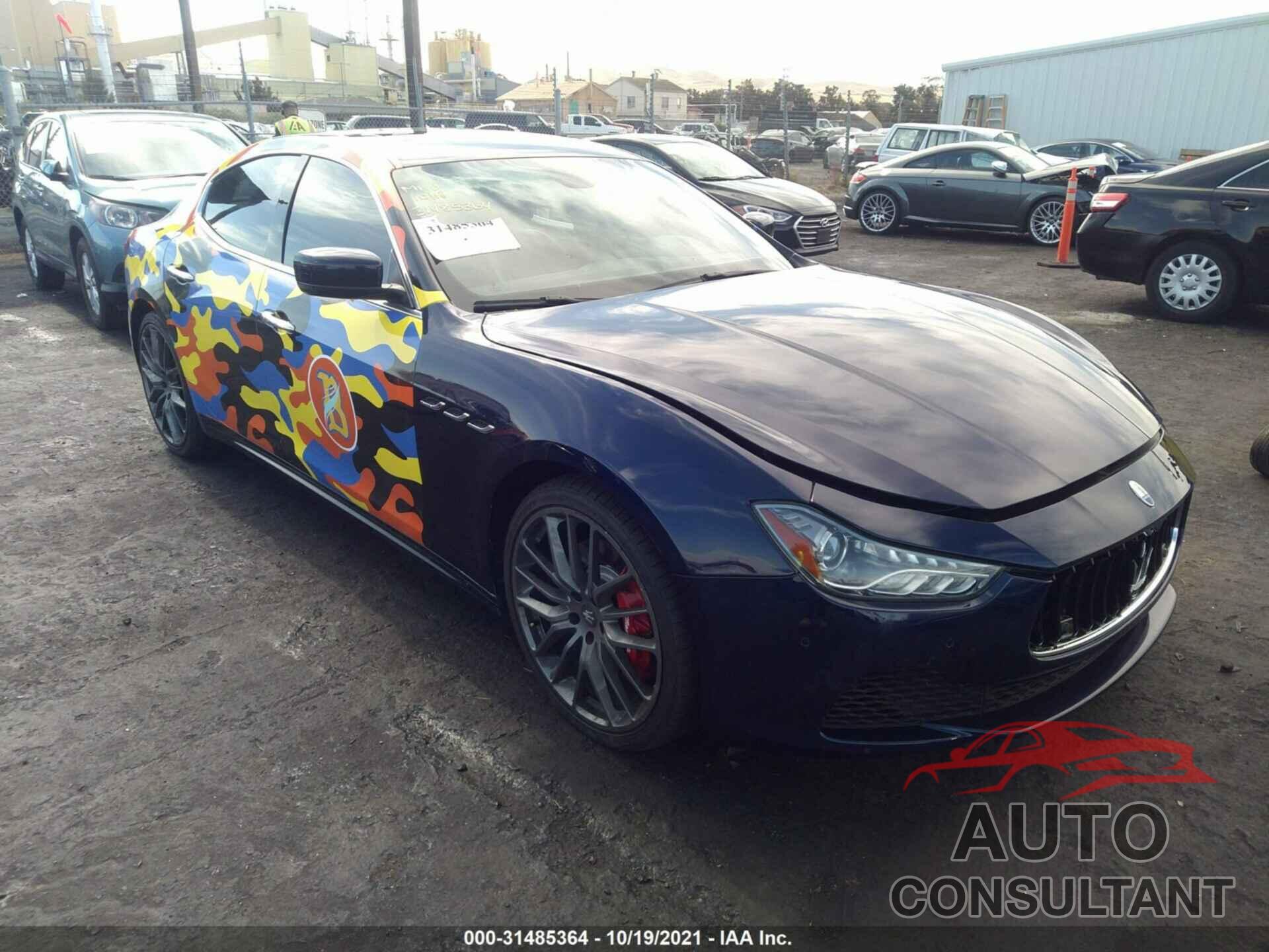 MASERATI GHIBLI 2016 - ZAM57RSA7G1168911