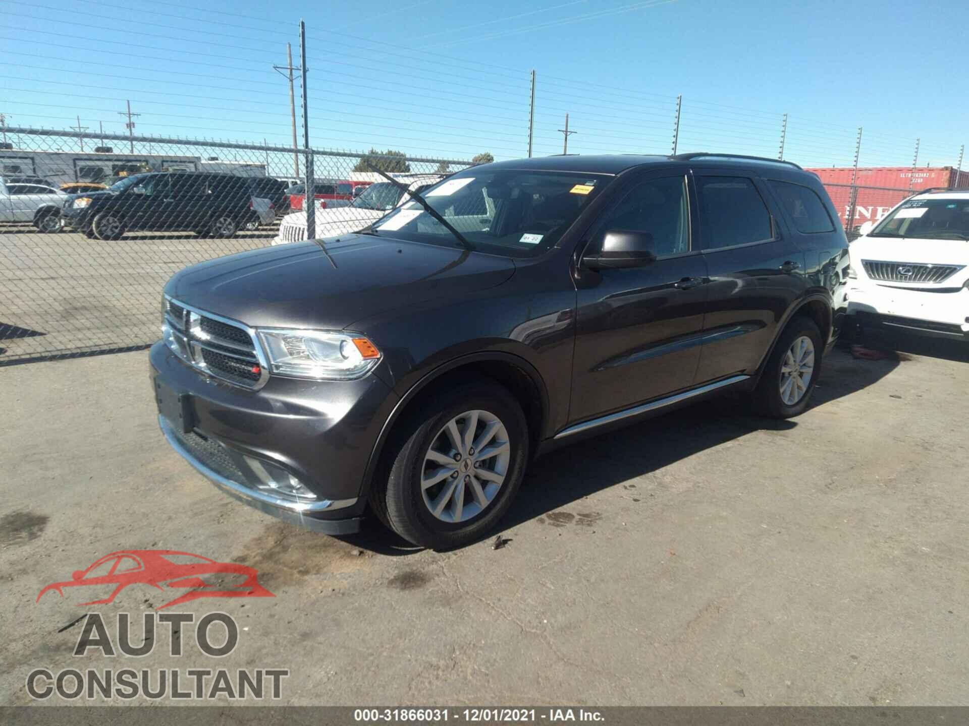 DODGE DURANGO 2019 - 1C4RDJAGXKC585538