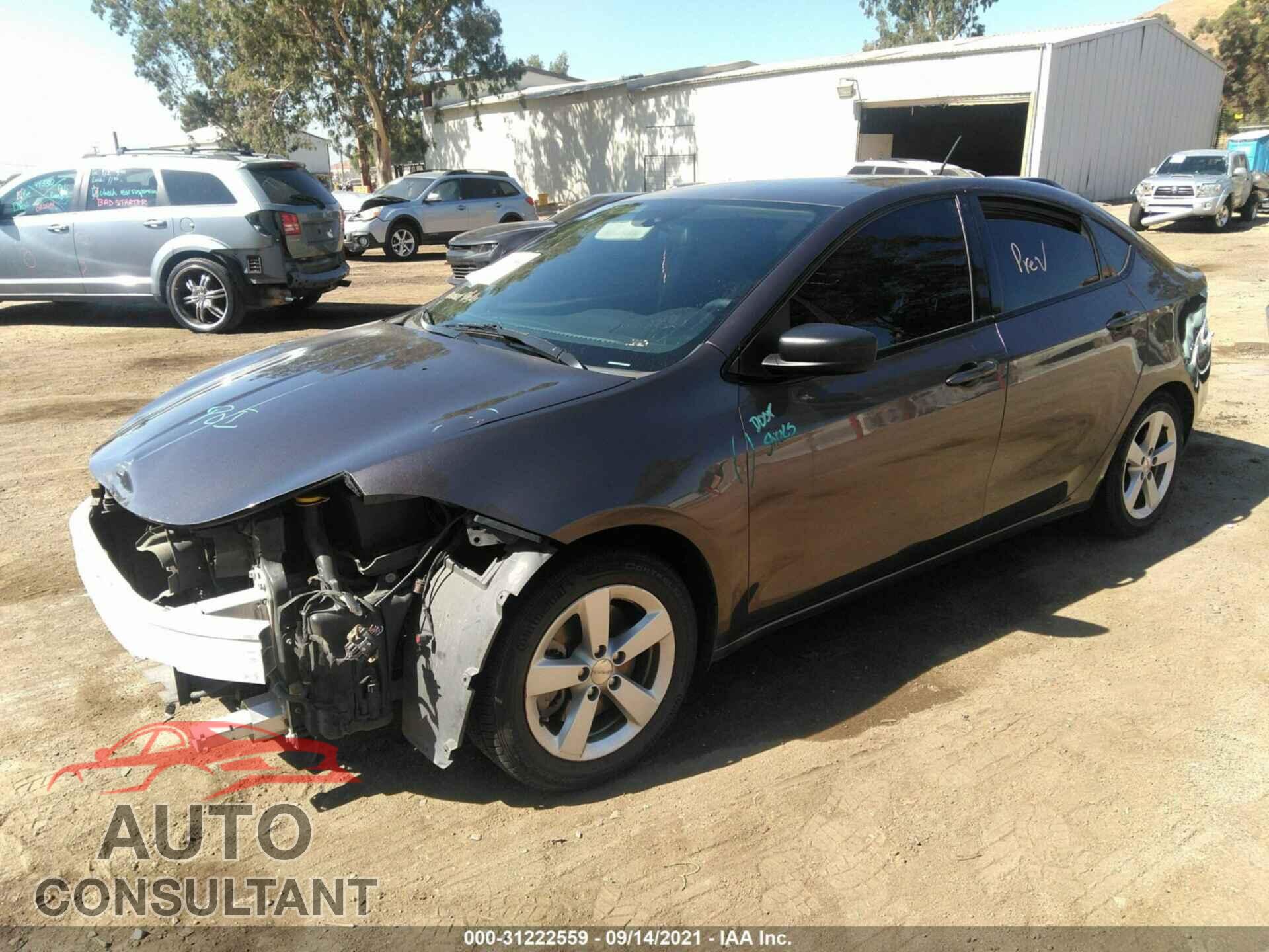 DODGE DART 2016 - 1C3CDFBB4GD515478