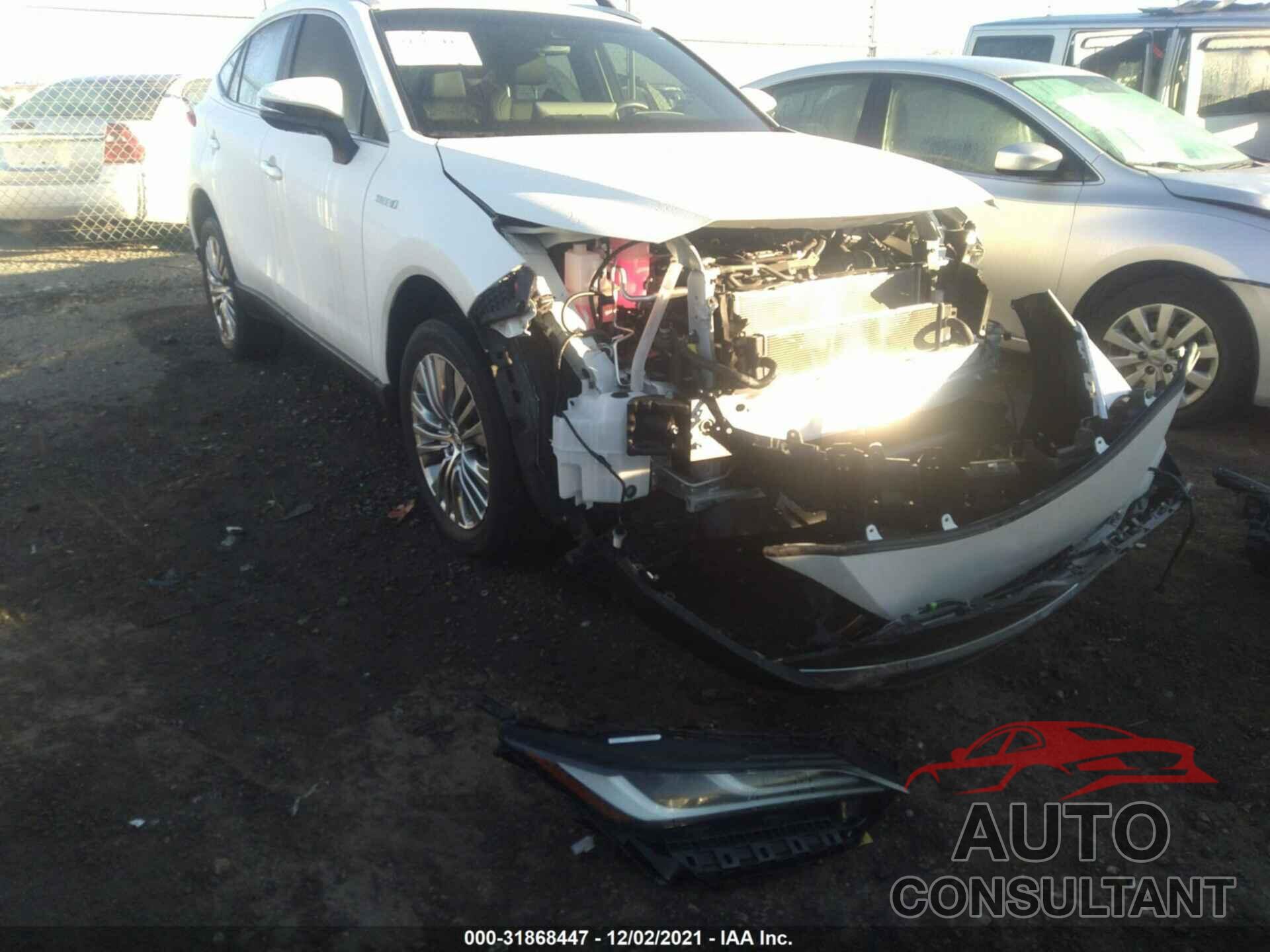 TOYOTA VENZA 2021 - JTEAAAAH6MJ025976