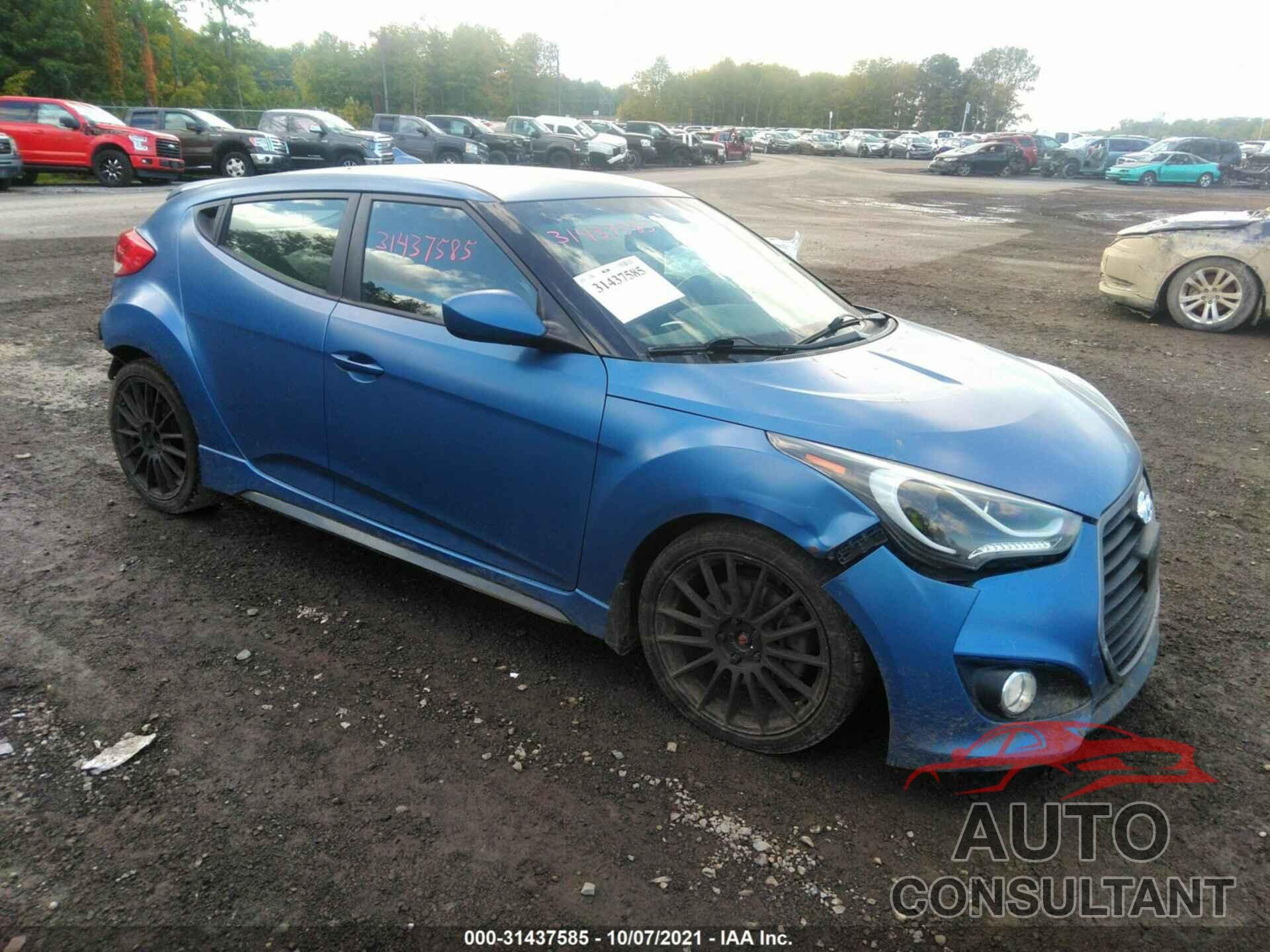 HYUNDAI VELOSTER 2016 - KMHTC6AEXGU264312