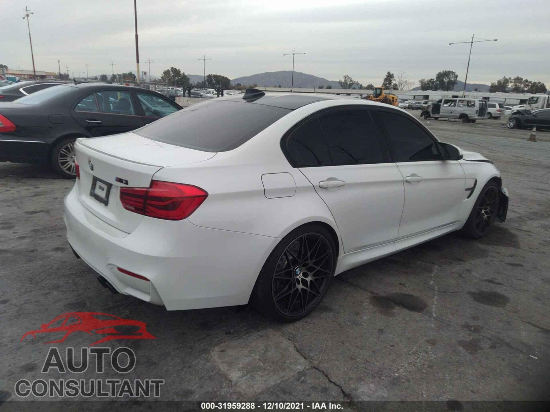 BMW M3 2018 - WBS8M9C52J5L01000