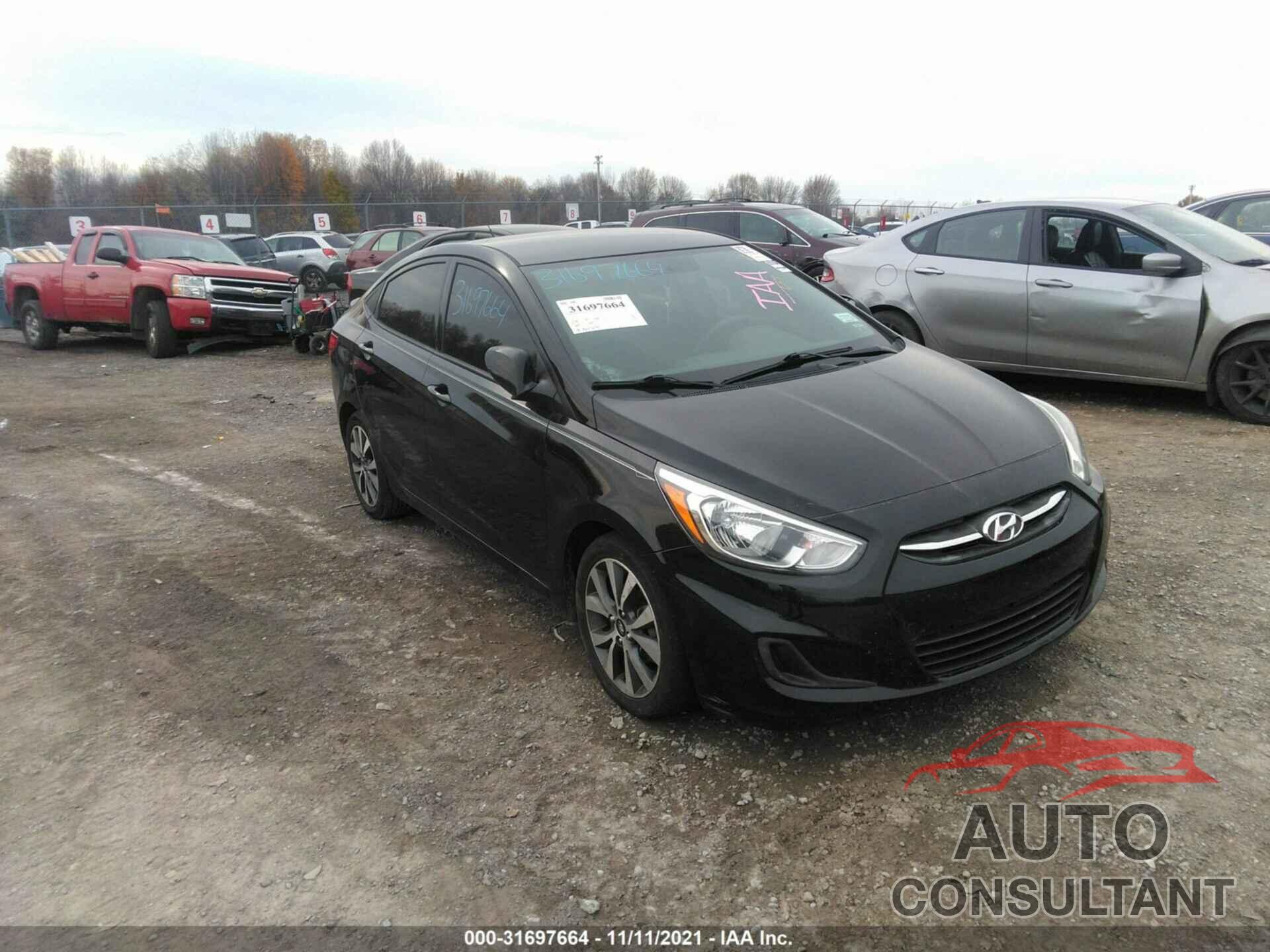 HYUNDAI ACCENT 2017 - KMHCT4AEXHU358132