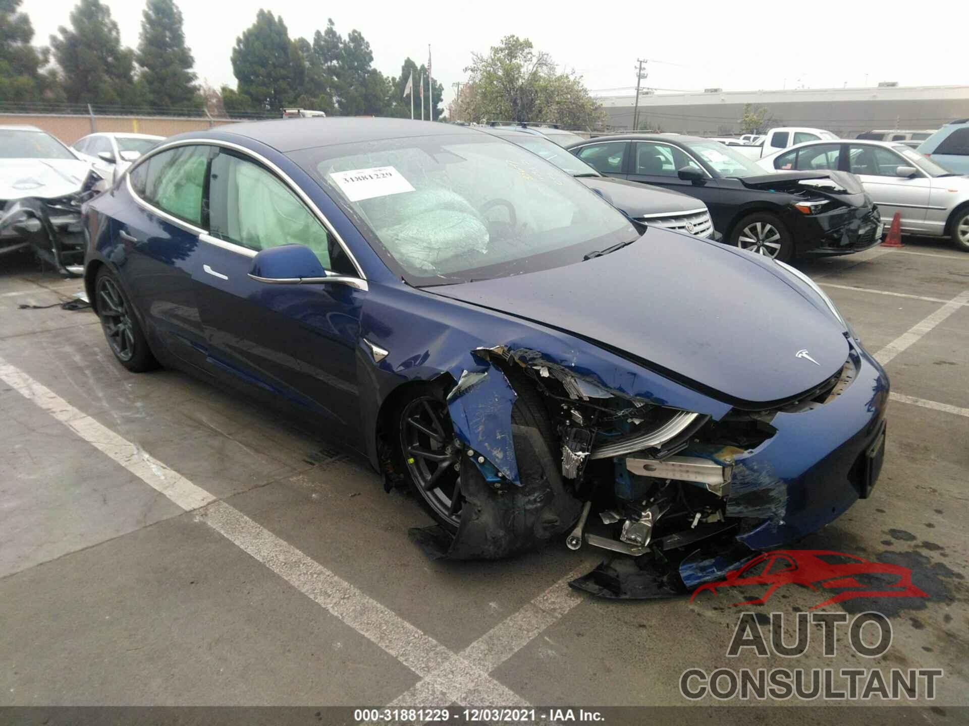 TESLA MODEL 3 2019 - 5YJ3E1EA0KF323684