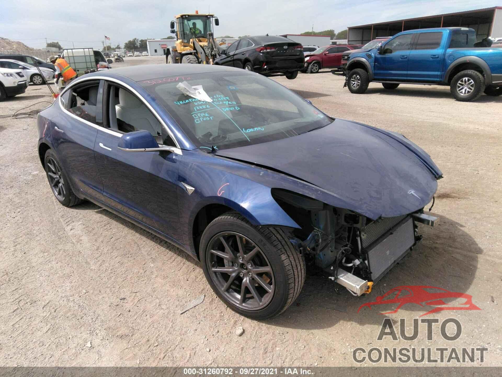 TESLA MODEL 3 2019 - 5YJ3E1EB7KF477527