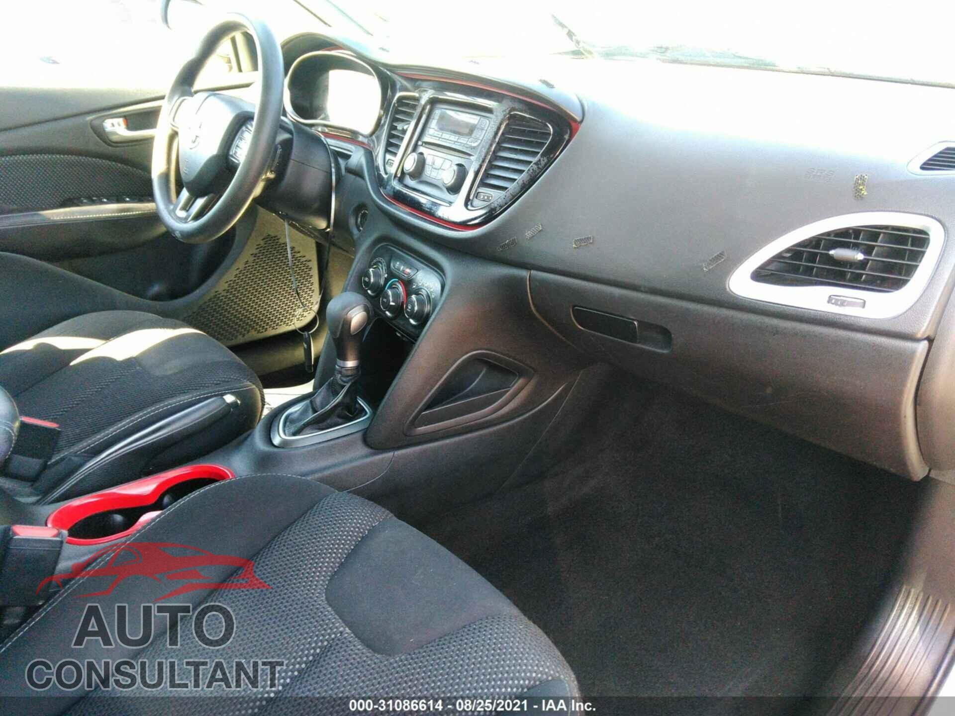 DODGE DART 2016 - 1C3CDFBB9GD551098
