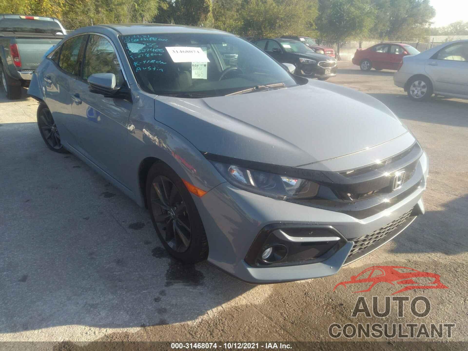 HONDA CIVIC HATCHBACK 2021 - SHHFK7H6XMU227465