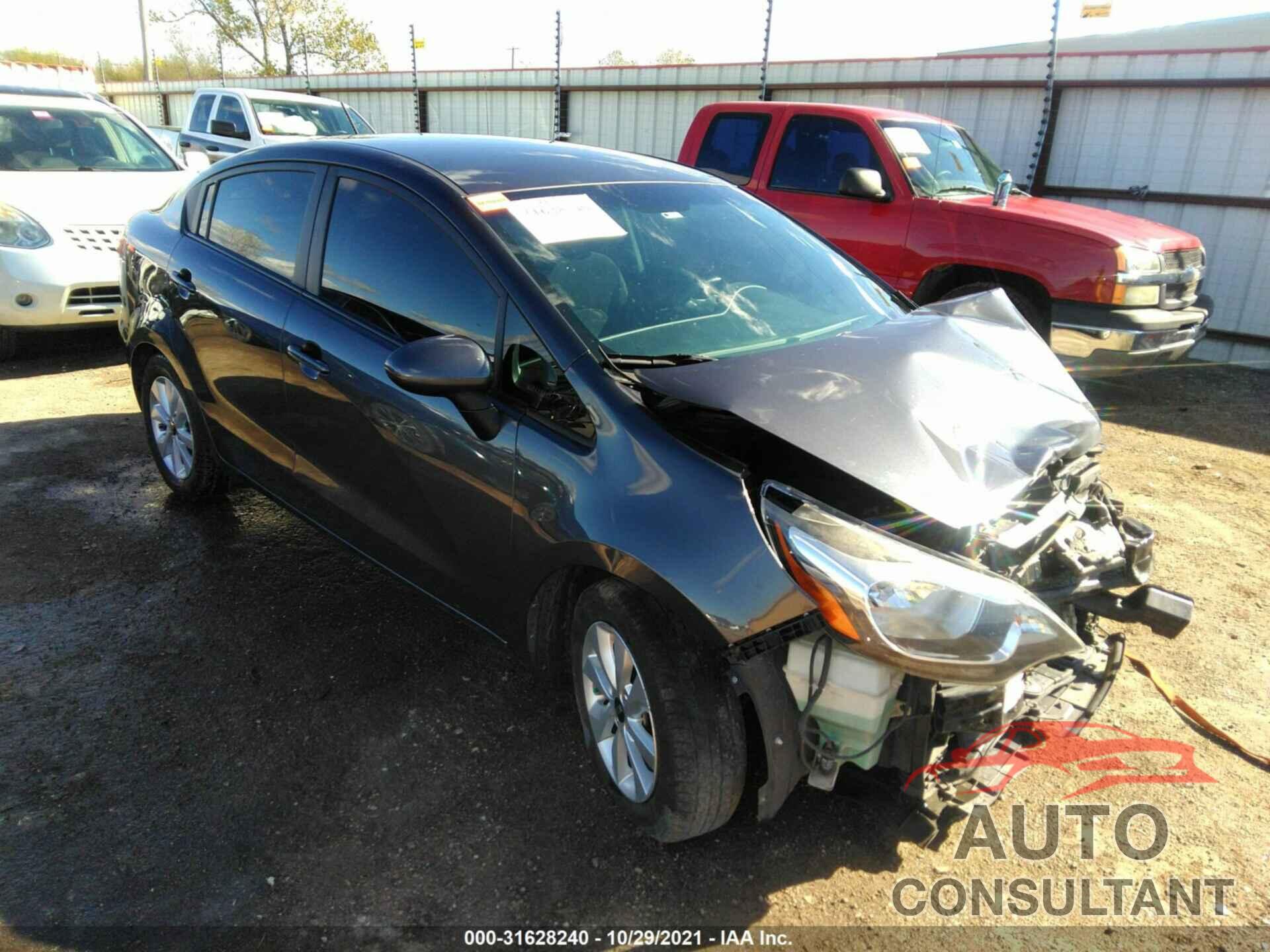 KIA RIO 2016 - KNADN4A38G6593520