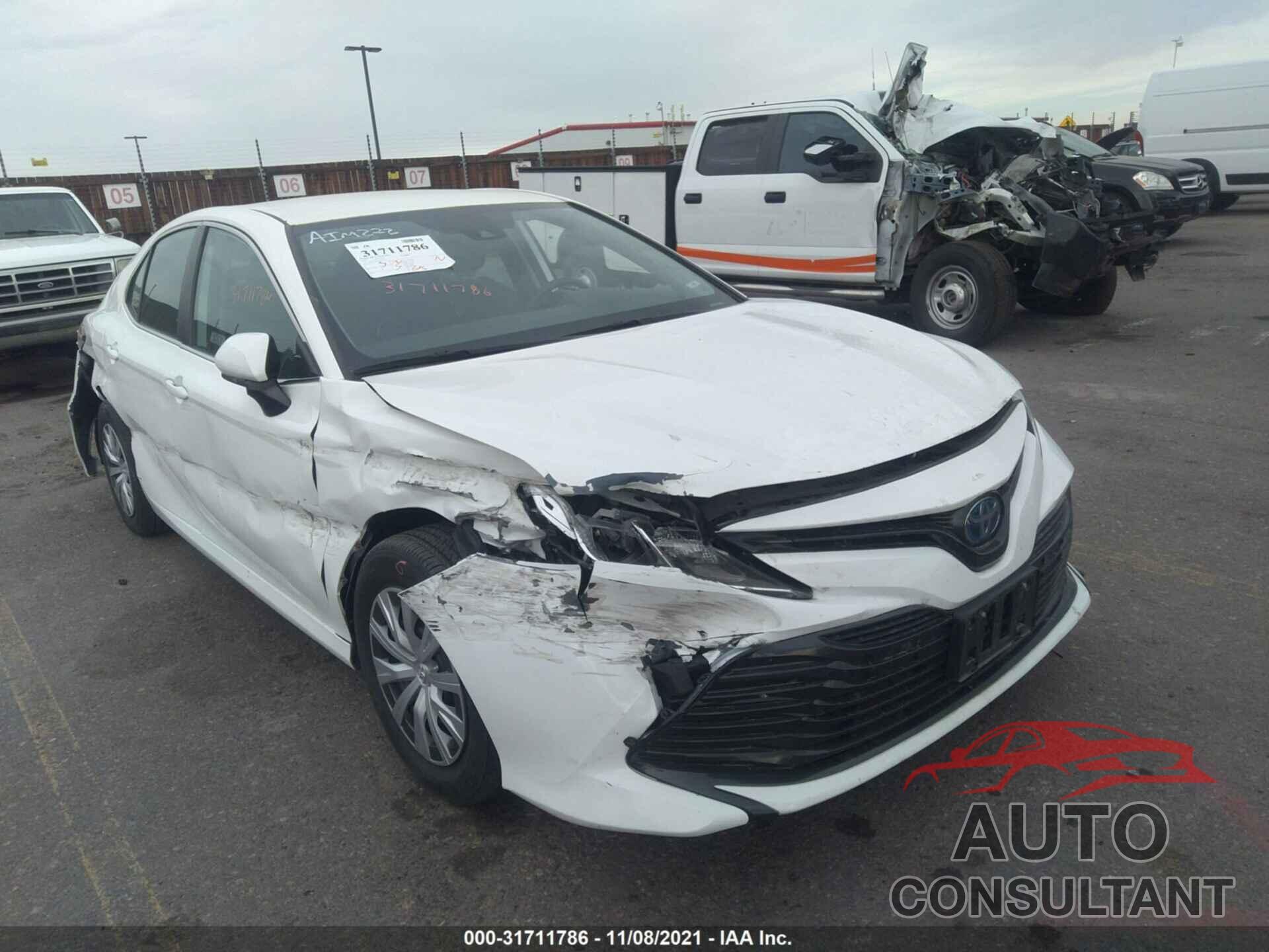 TOYOTA CAMRY 2019 - 4T1B31HK0KU512814