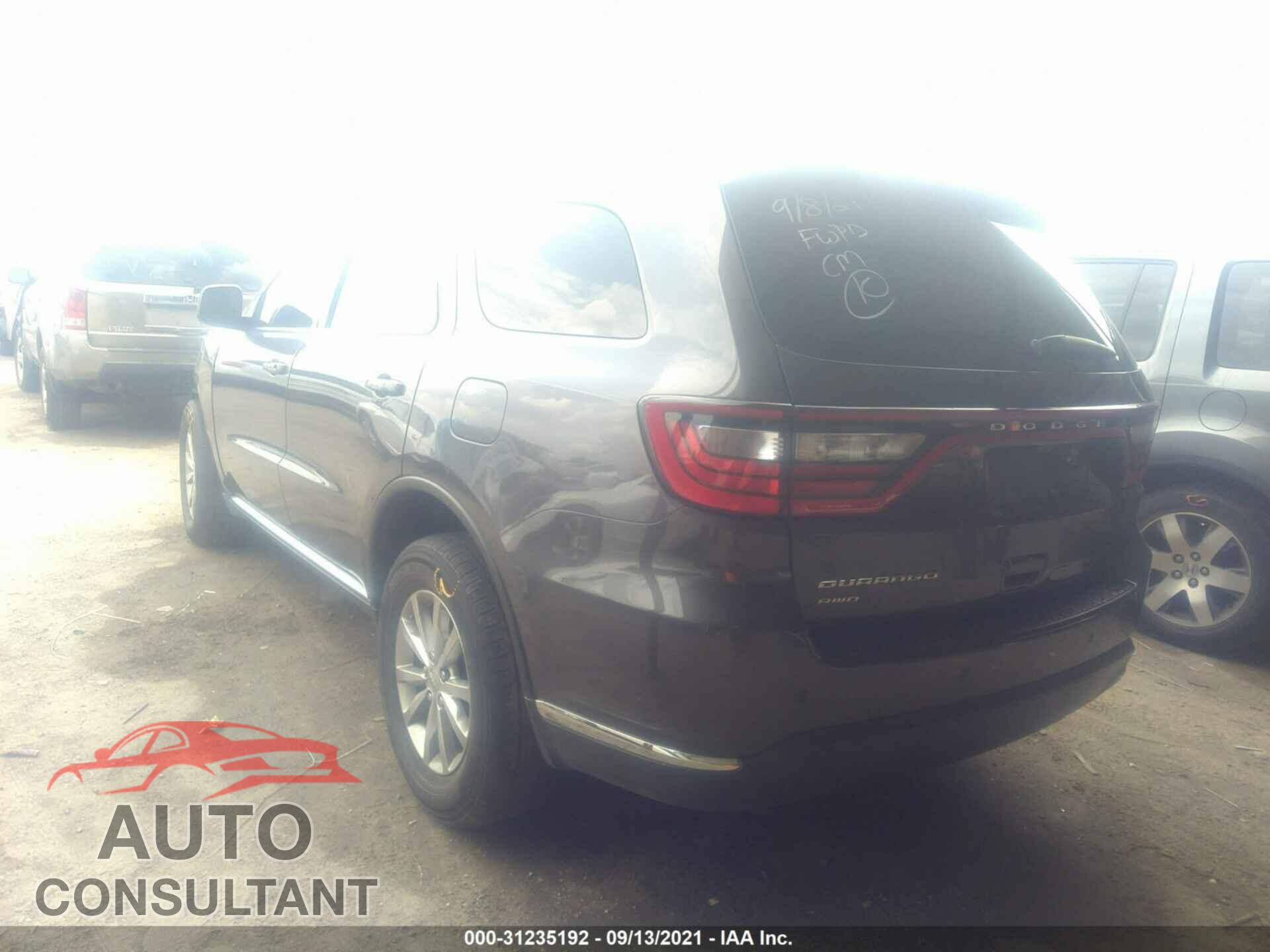 DODGE DURANGO 2017 - 1C4RDJAG5HC709871