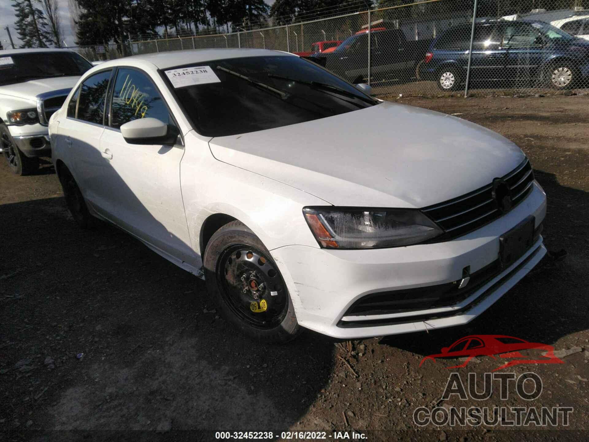 VOLKSWAGEN JETTA 2017 - 3VW2B7AJ3HM382873