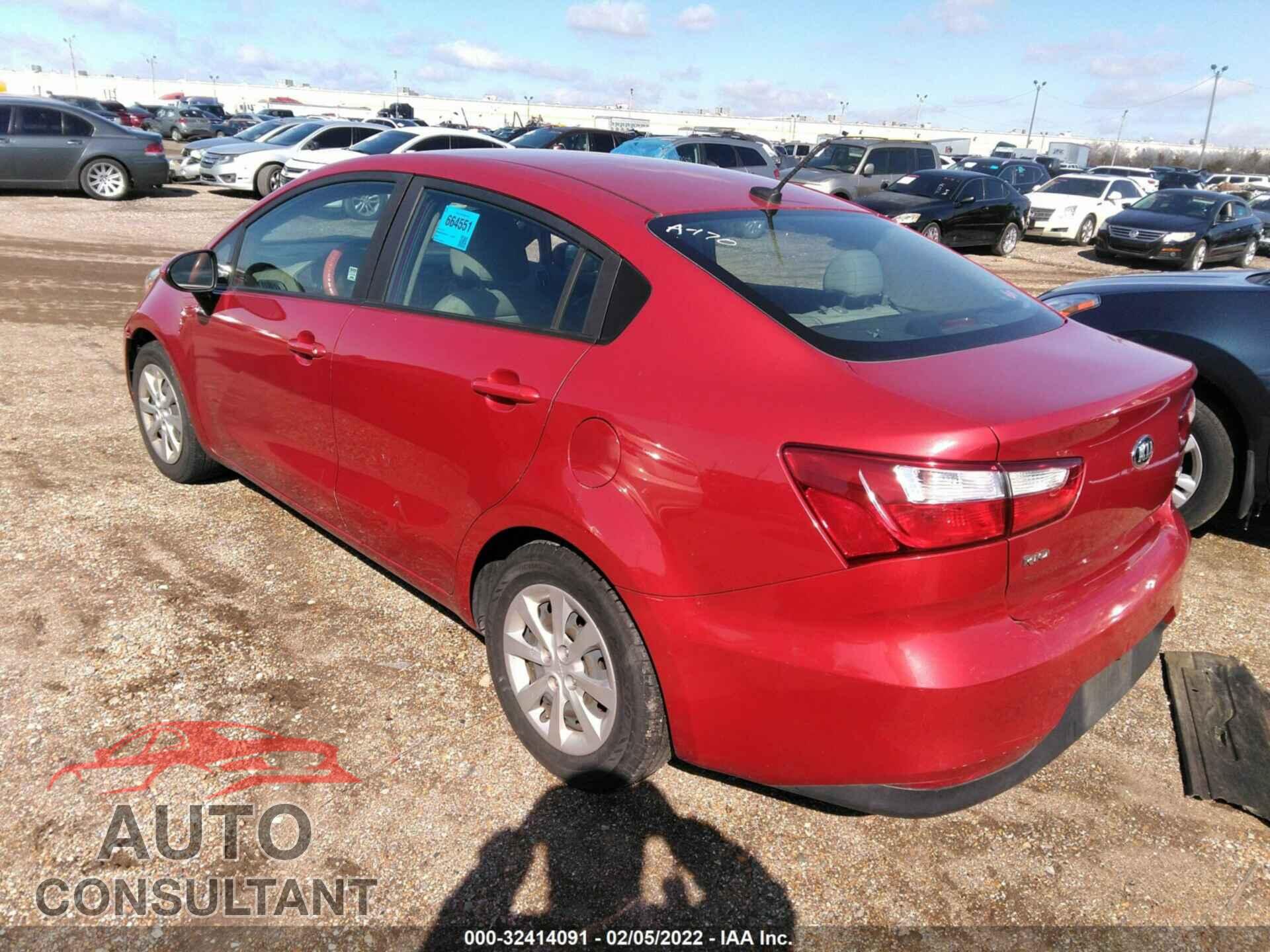 KIA RIO 2017 - KNADM4A31H6026411