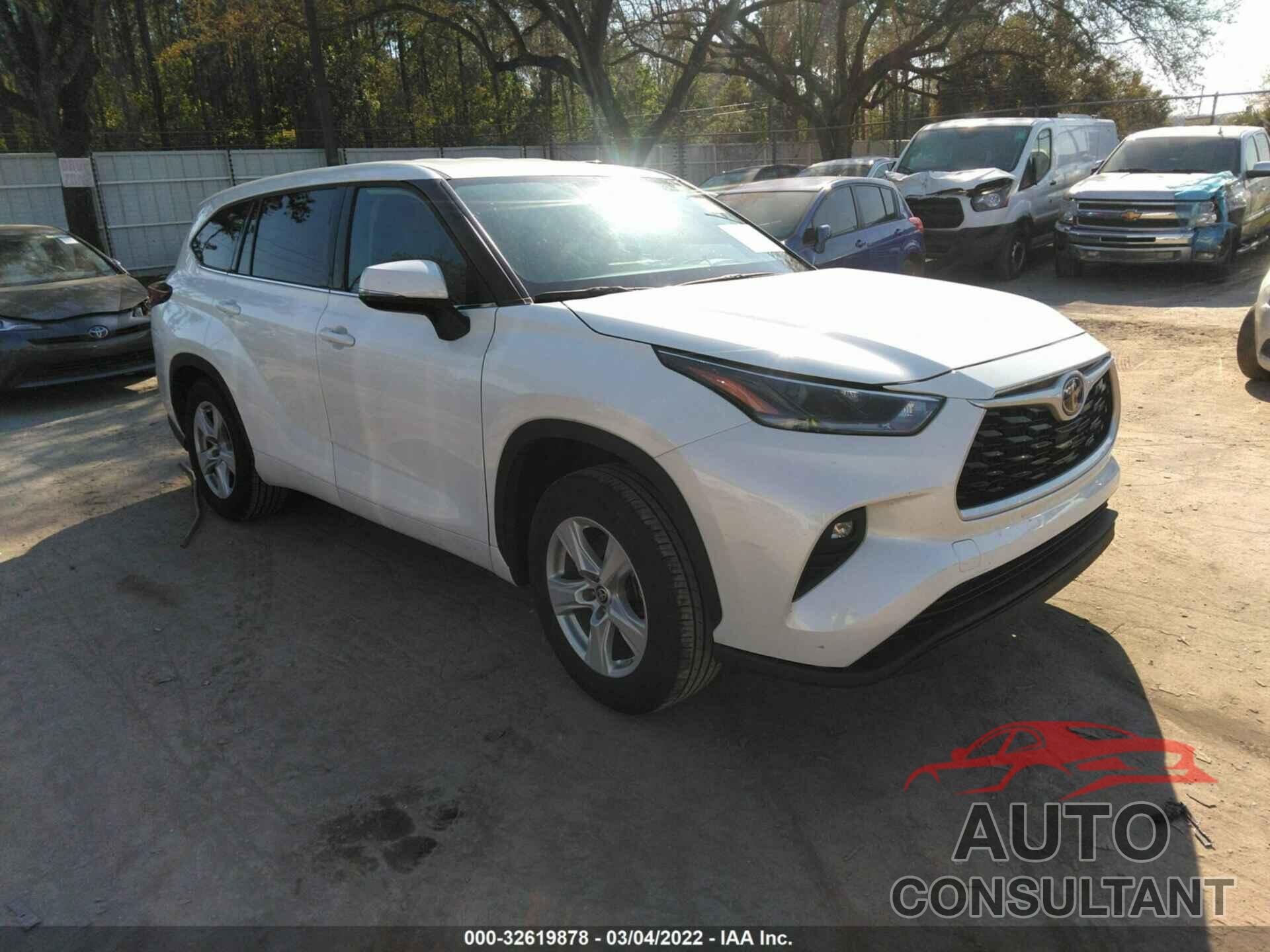TOYOTA HIGHLANDER 2021 - 5TDZZRAH4MS529833