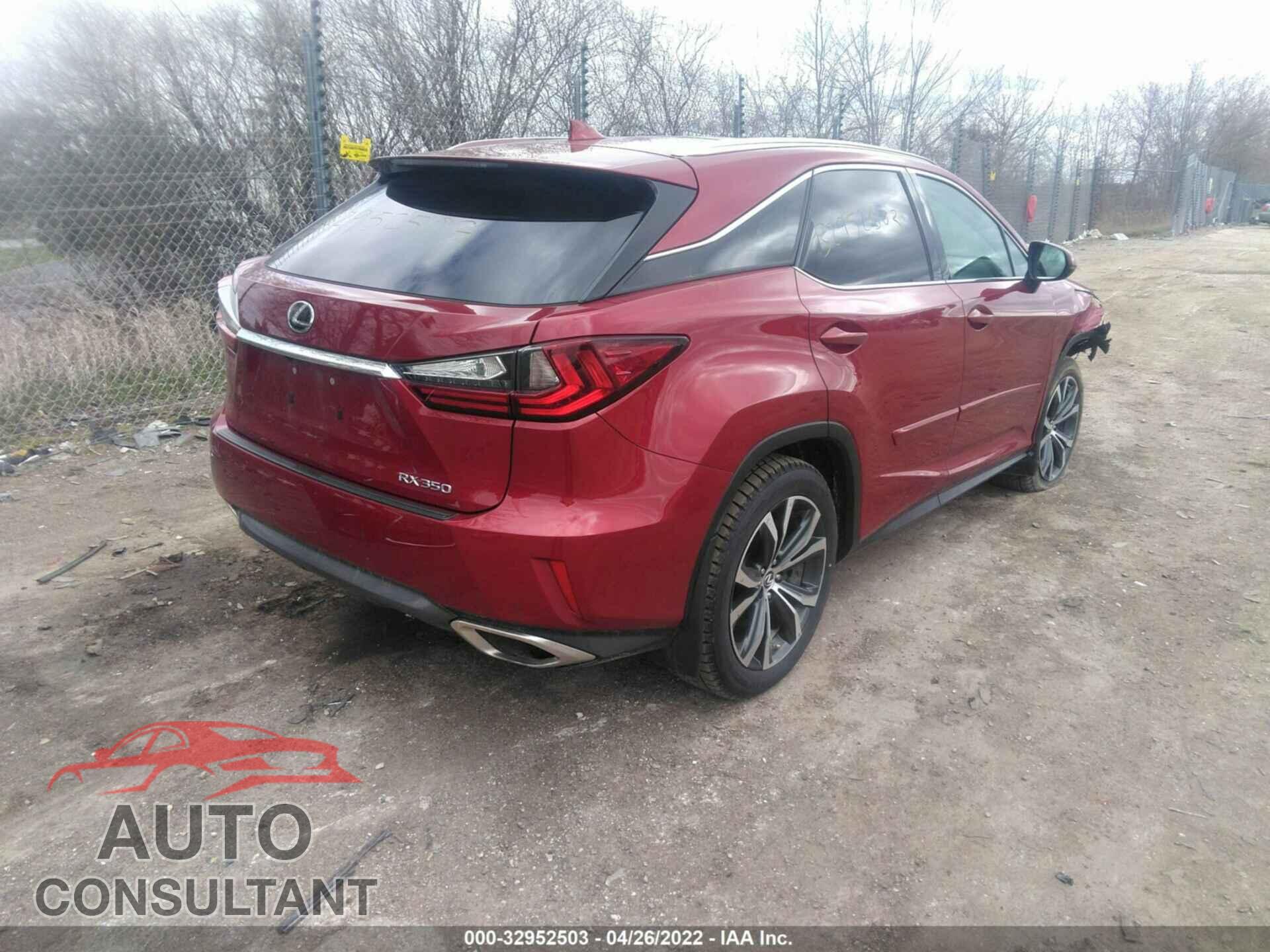 LEXUS RX 2019 - 2T2BZMCA4KC194059