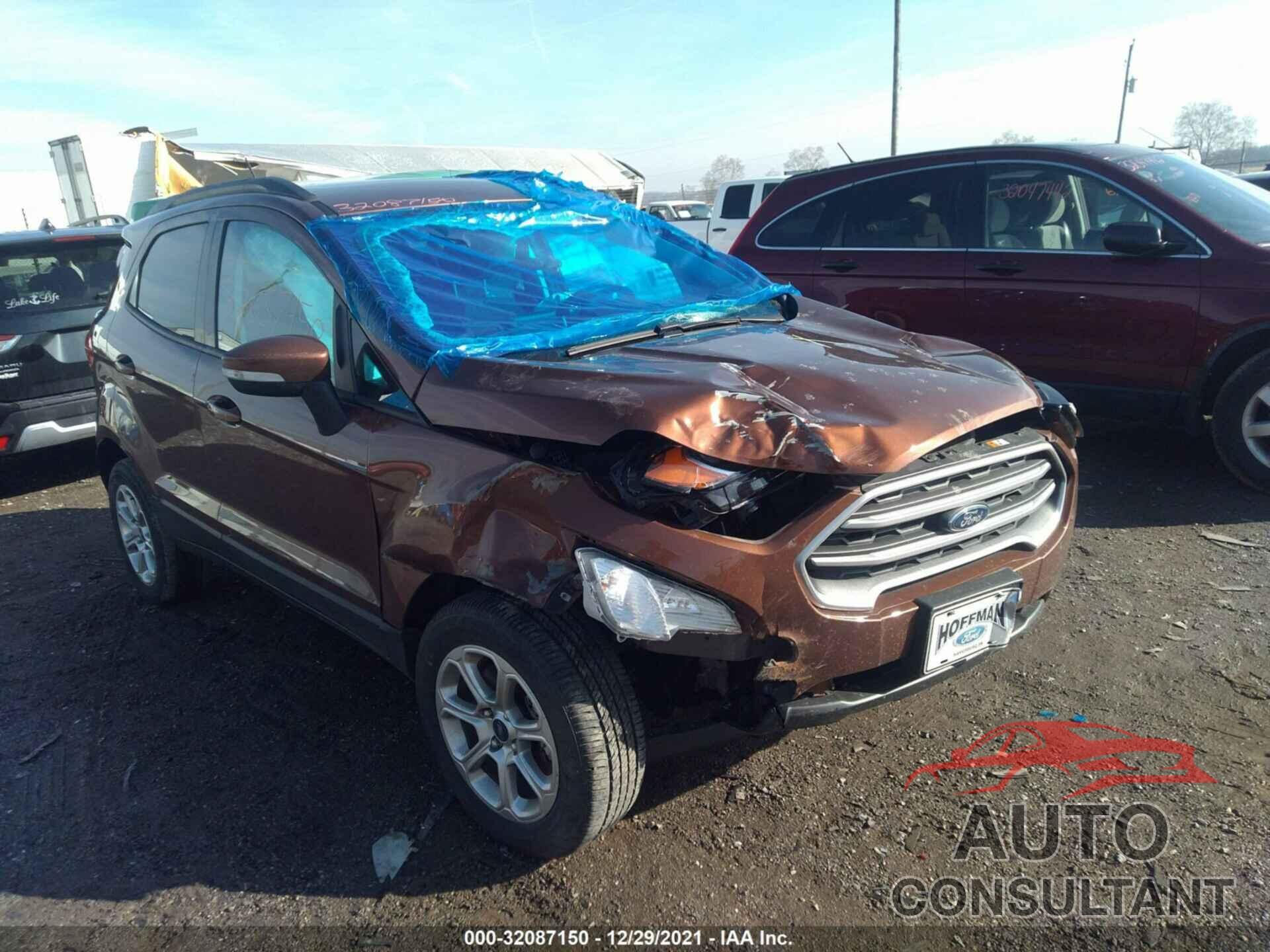 FORD ECOSPORT 2020 - MAJ6S3GL9LC318942