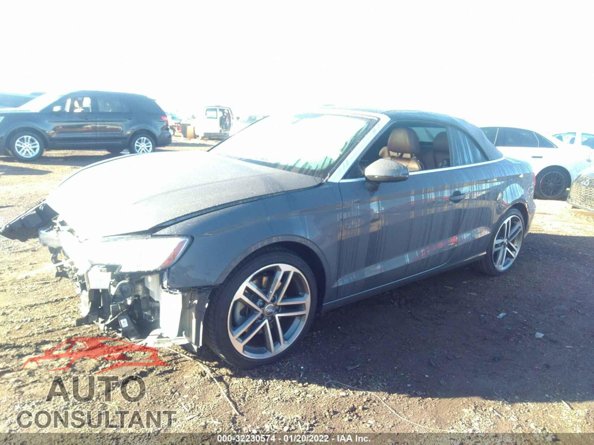 AUDI A3 CABRIOLET 2017 - WAU6ULFFXH1032405