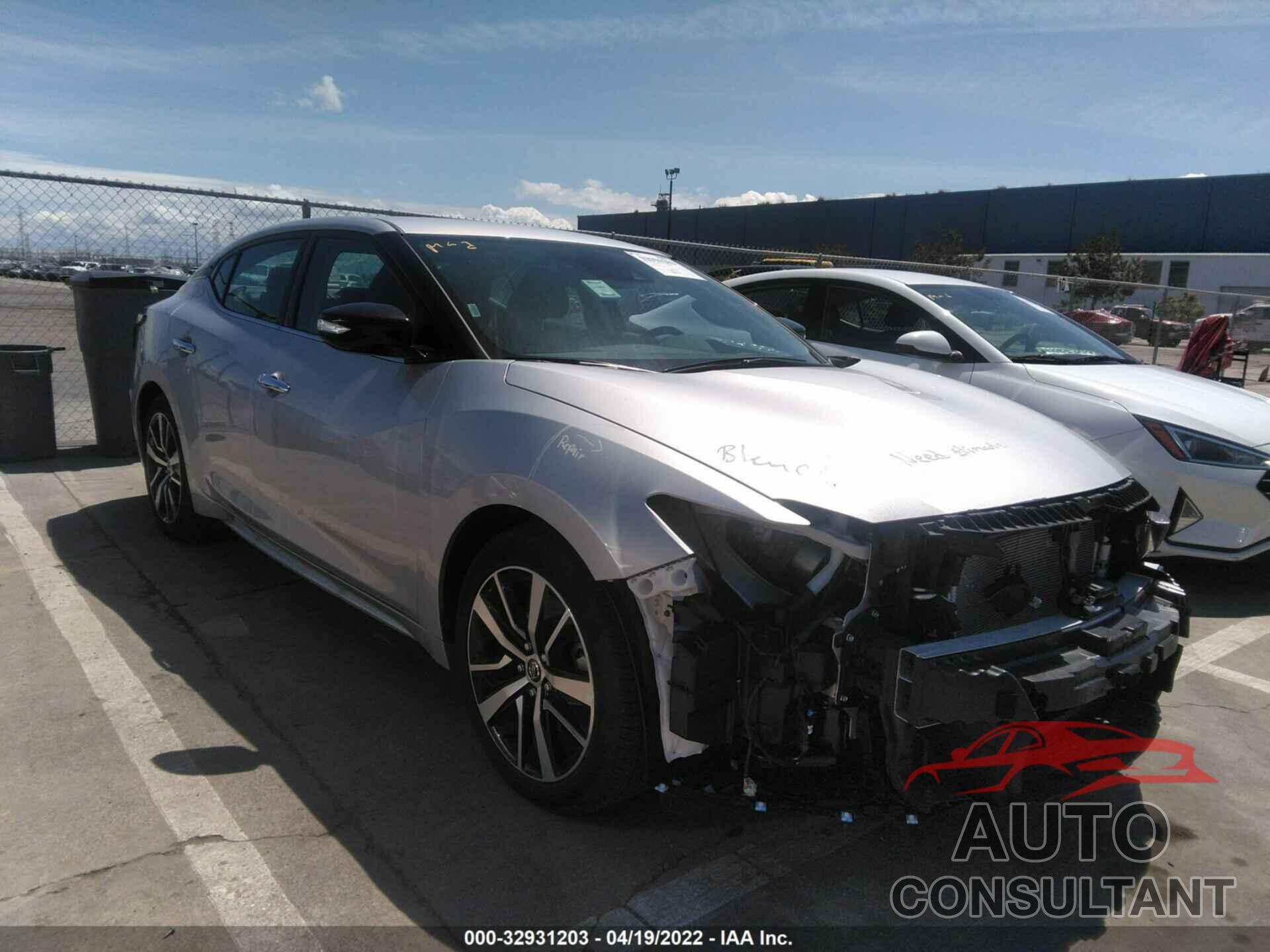 NISSAN MAXIMA 2022 - 1N4AA6CV6NC502194