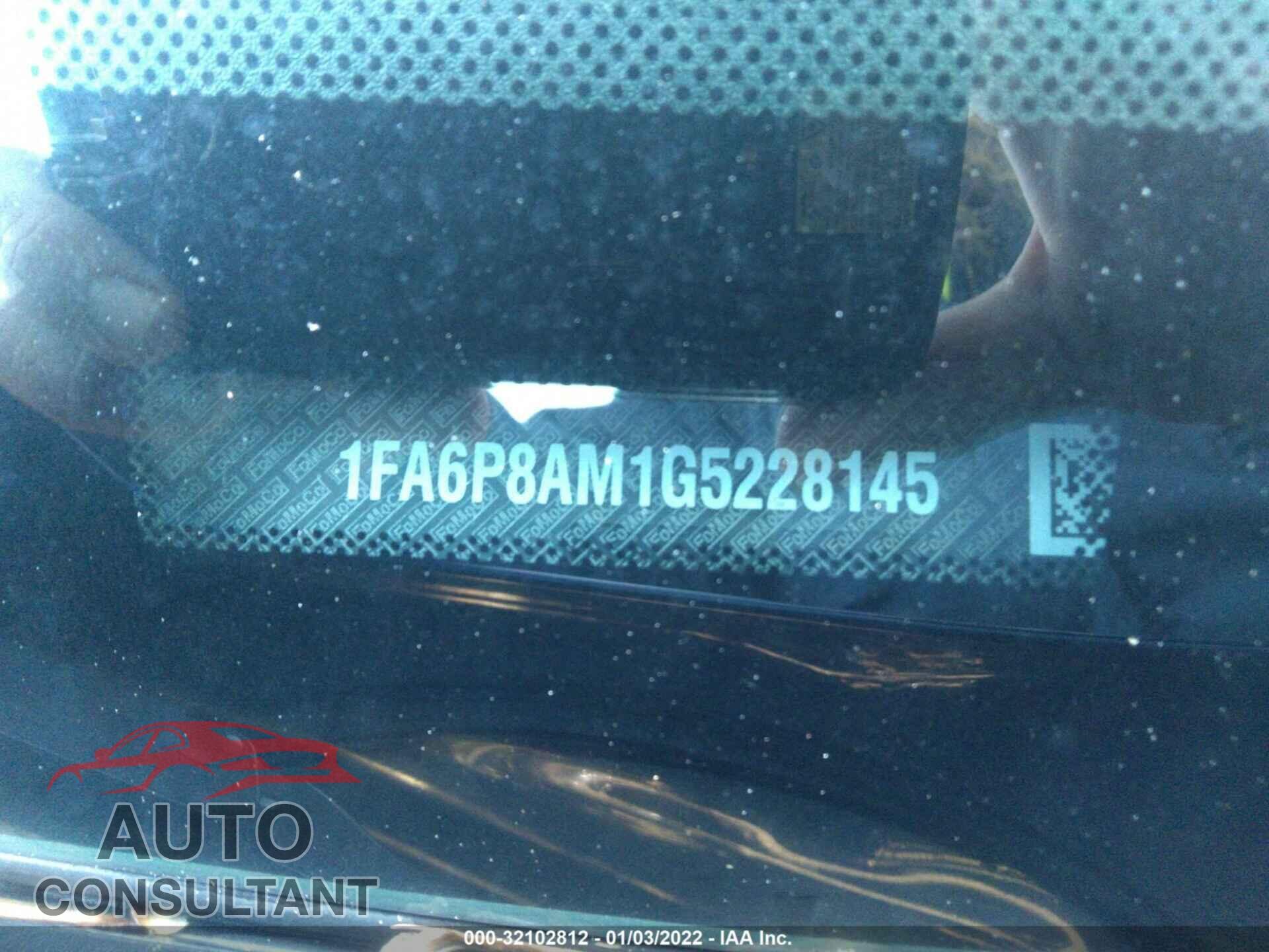 FORD MUSTANG 2016 - 1FA6P8AM1G5228145