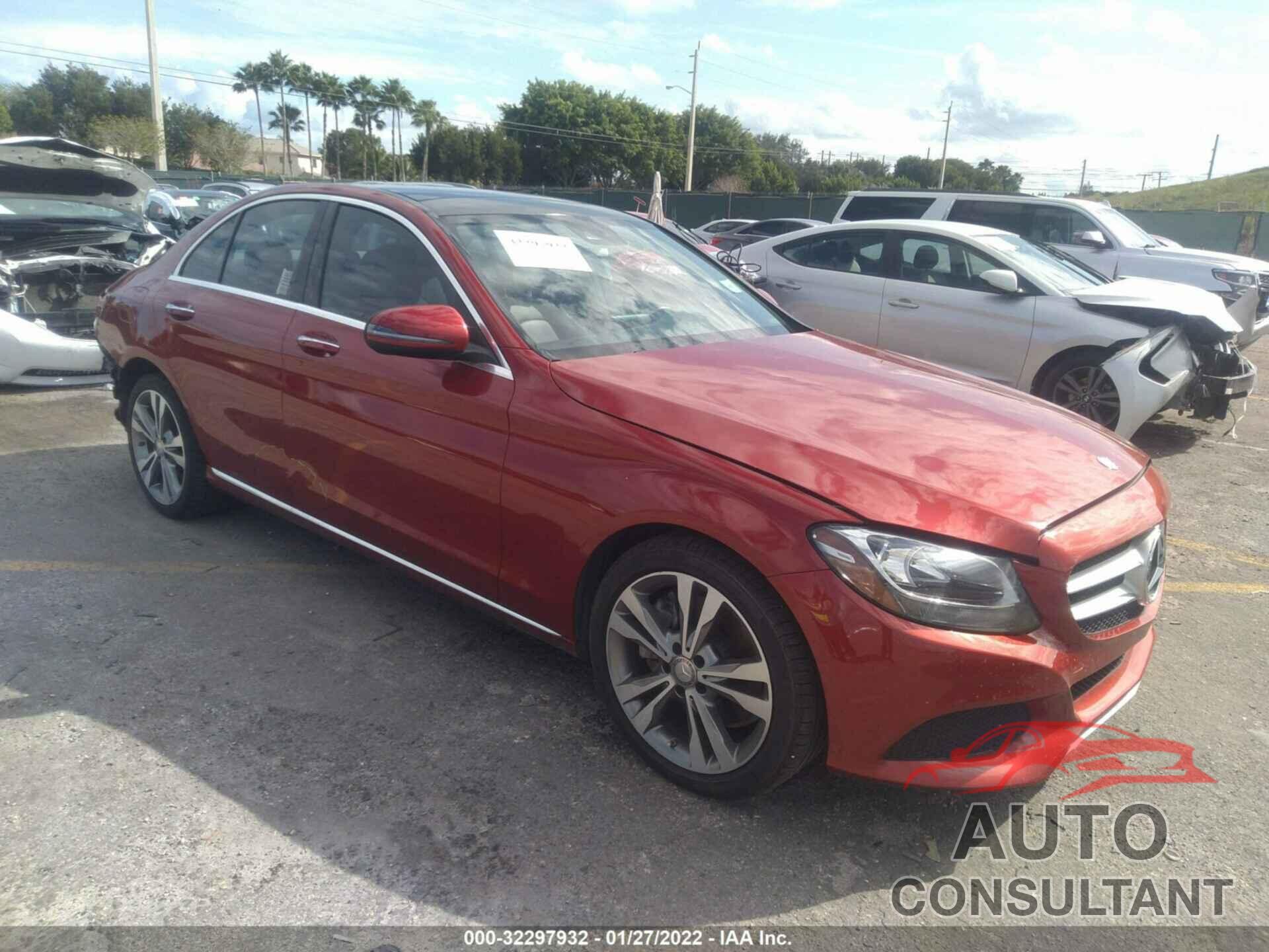 MERCEDES-BENZ C-CLASS 2016 - WDDWF4JB9GR152161