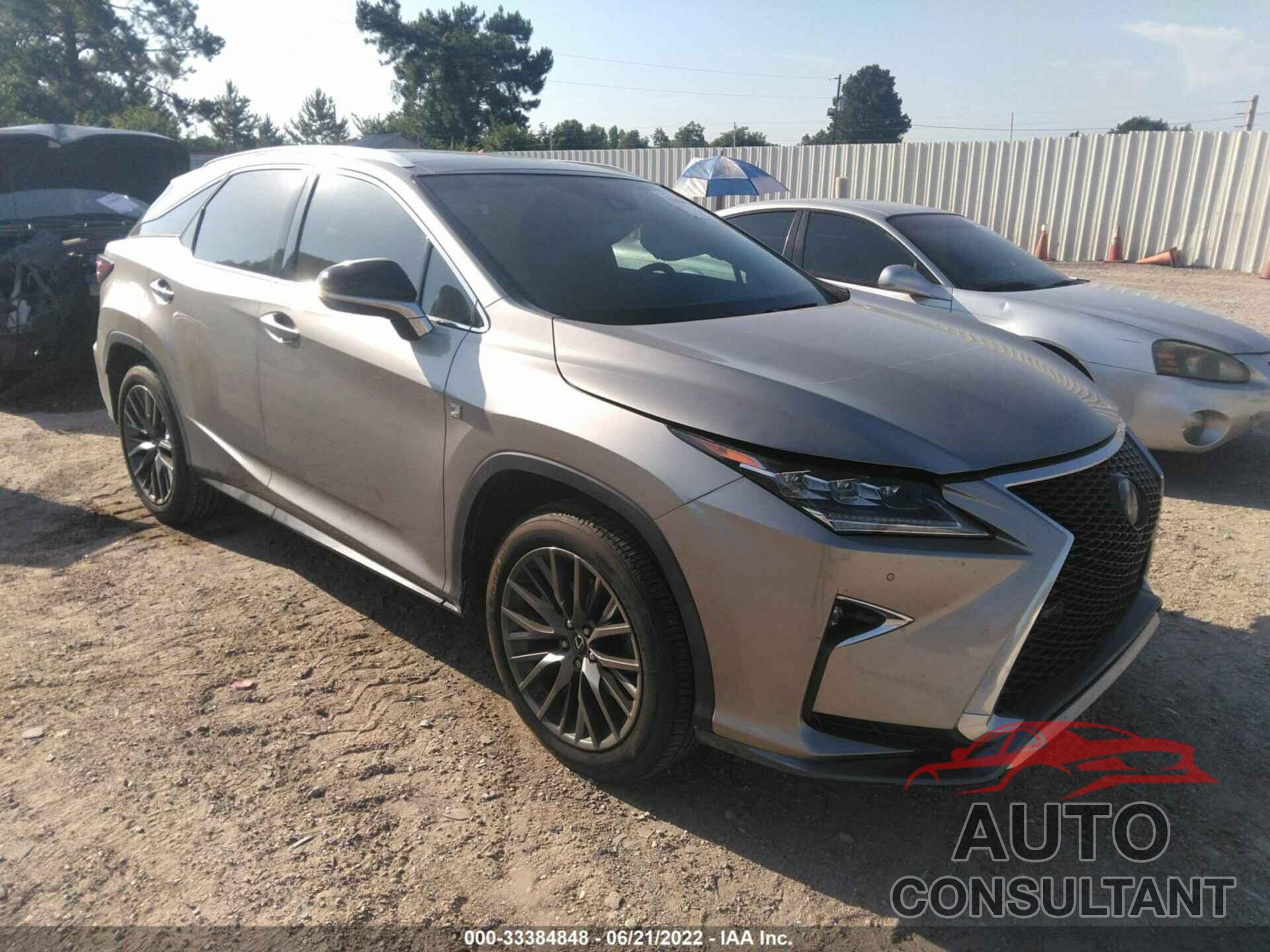 LEXUS RX 2017 - 2T2BZMCA7HC085958