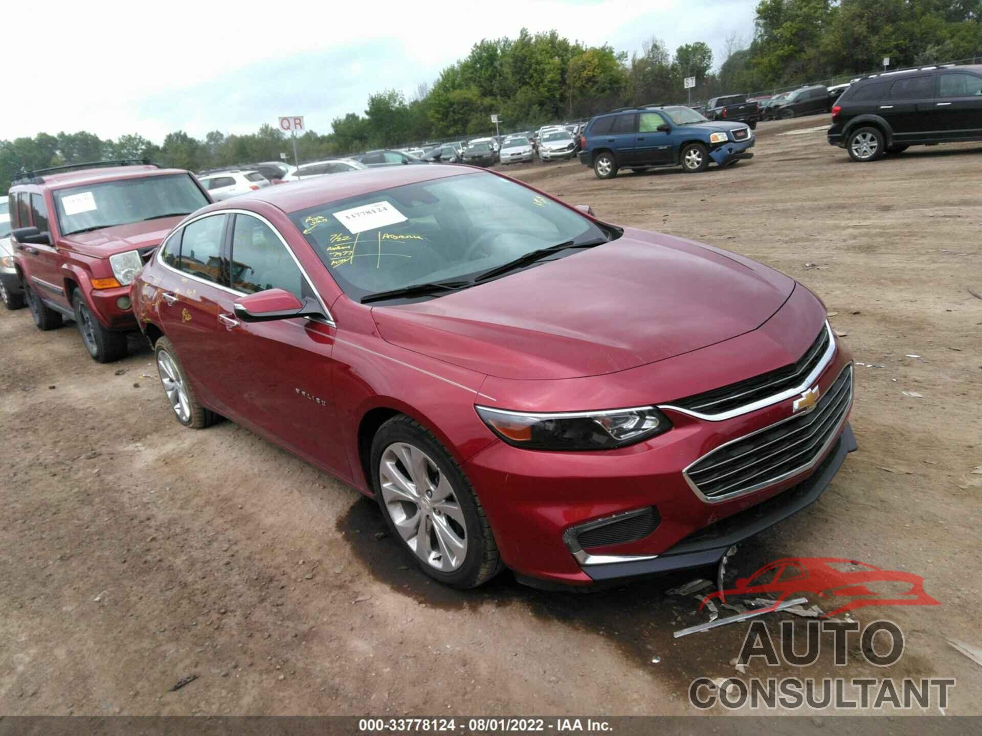 CHEVROLET MALIBU 2017 - 1G1ZH5SX9HF224408