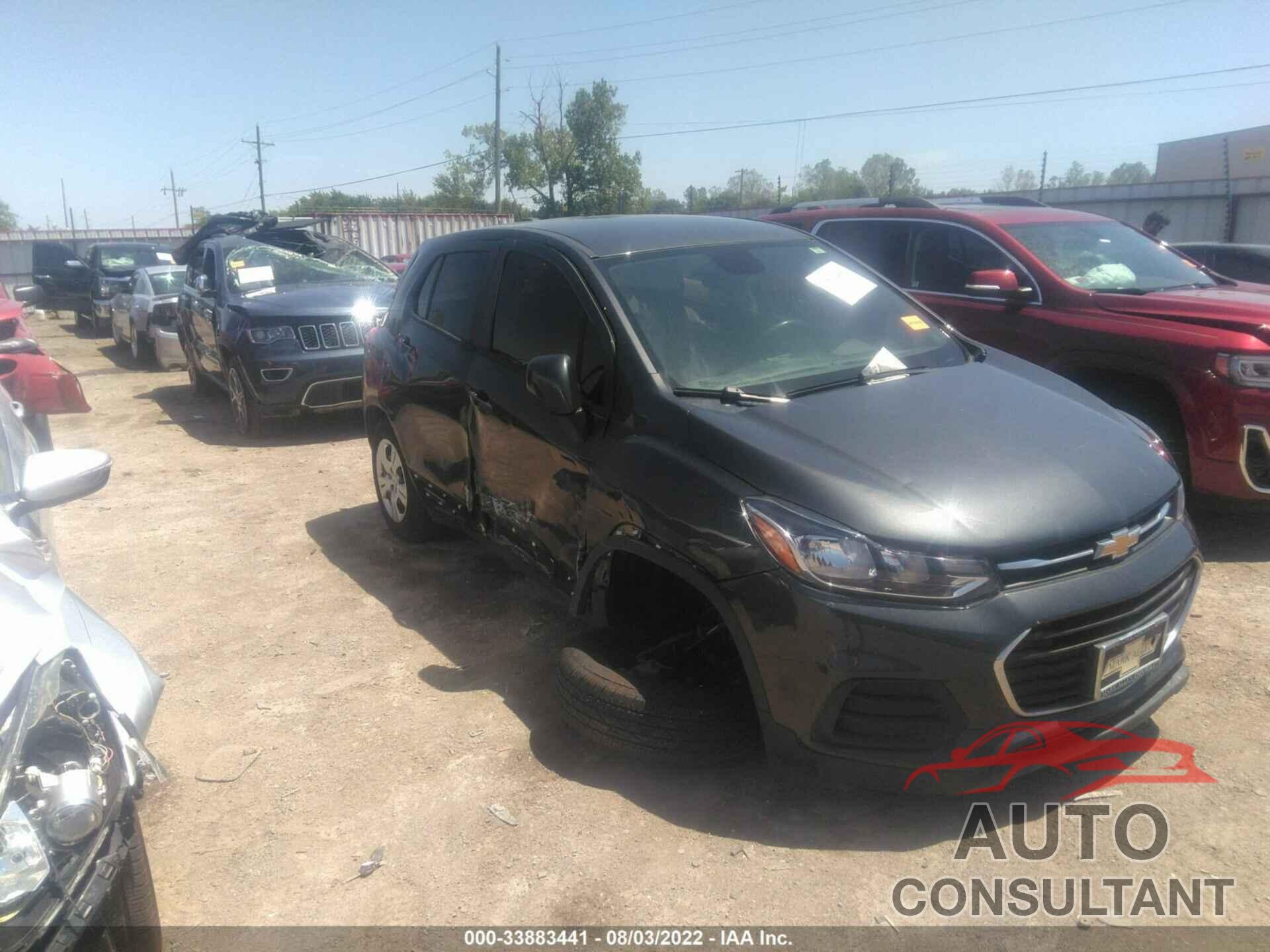 CHEVROLET TRAX 2019 - 3GNCJKSB5KL171389