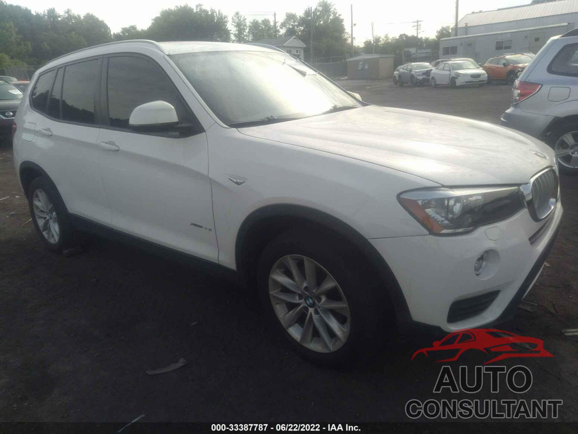 BMW X3 2016 - 5UXWX9C50G0D95374