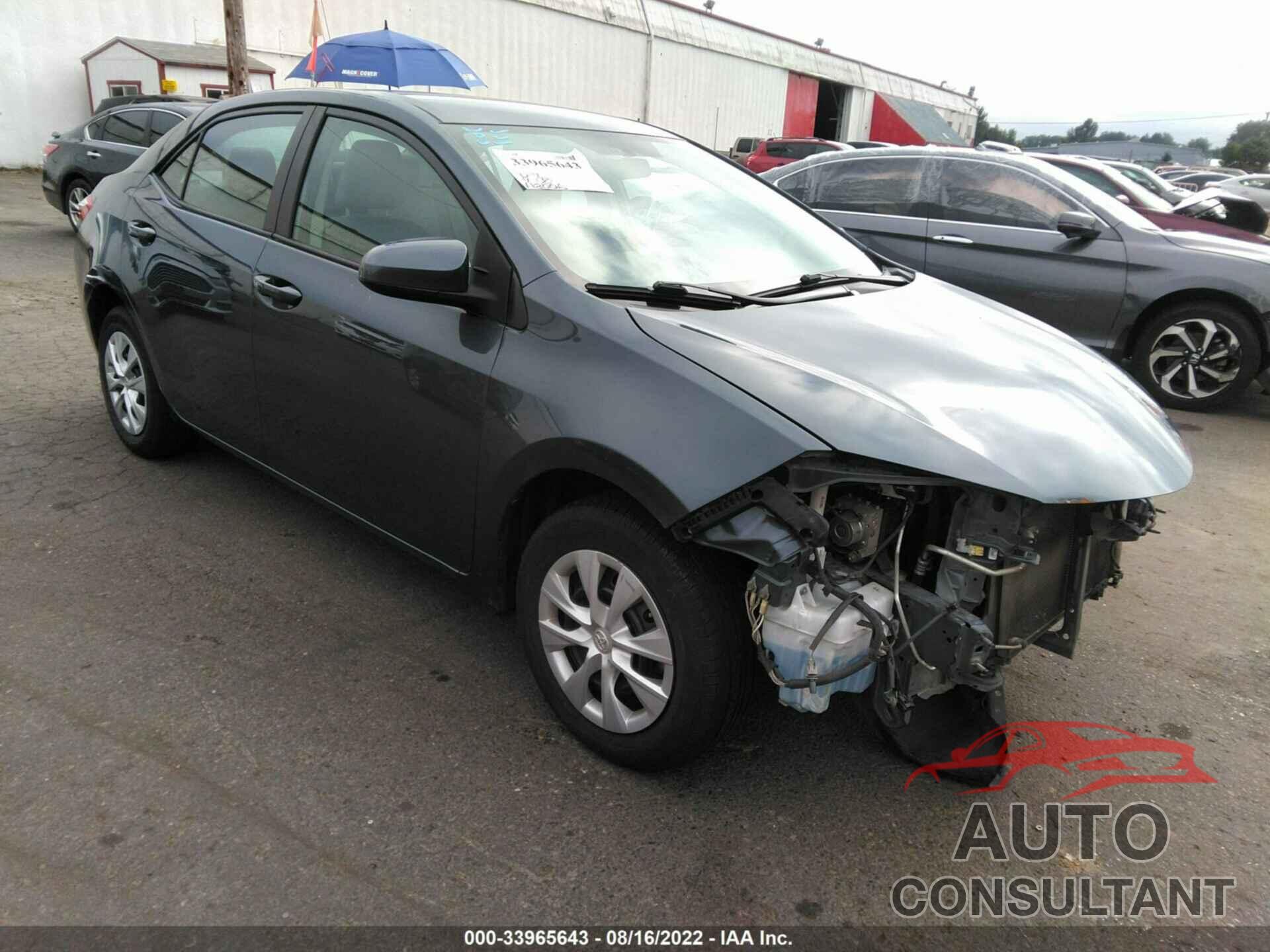 TOYOTA COROLLA 2016 - 2T1BPRHE8GC552824