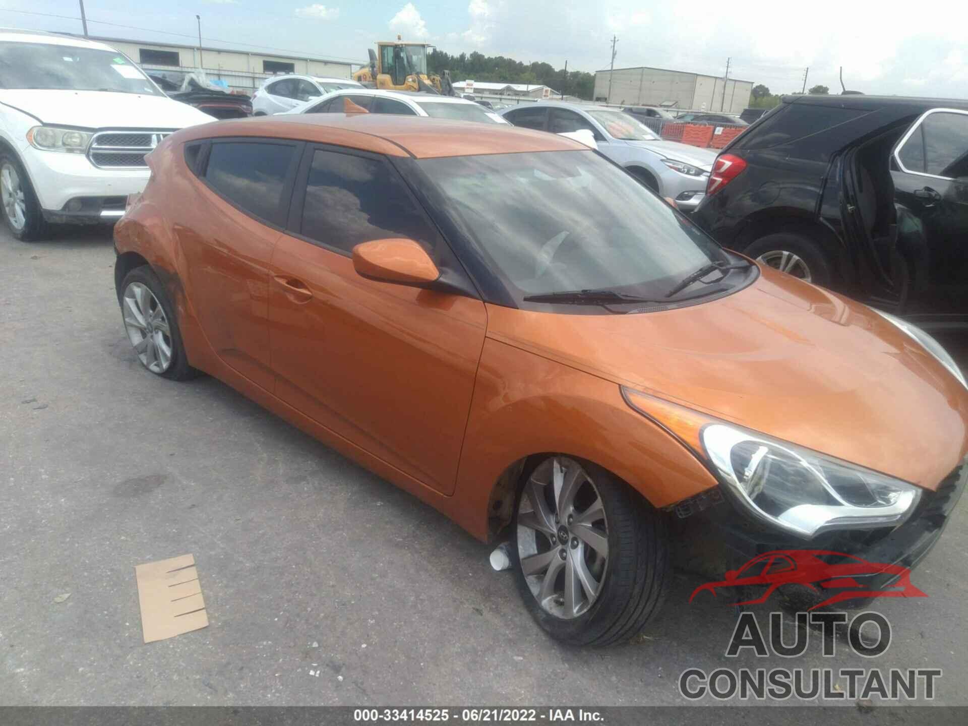 HYUNDAI VELOSTER 2016 - KMHTC6AD3GU256799