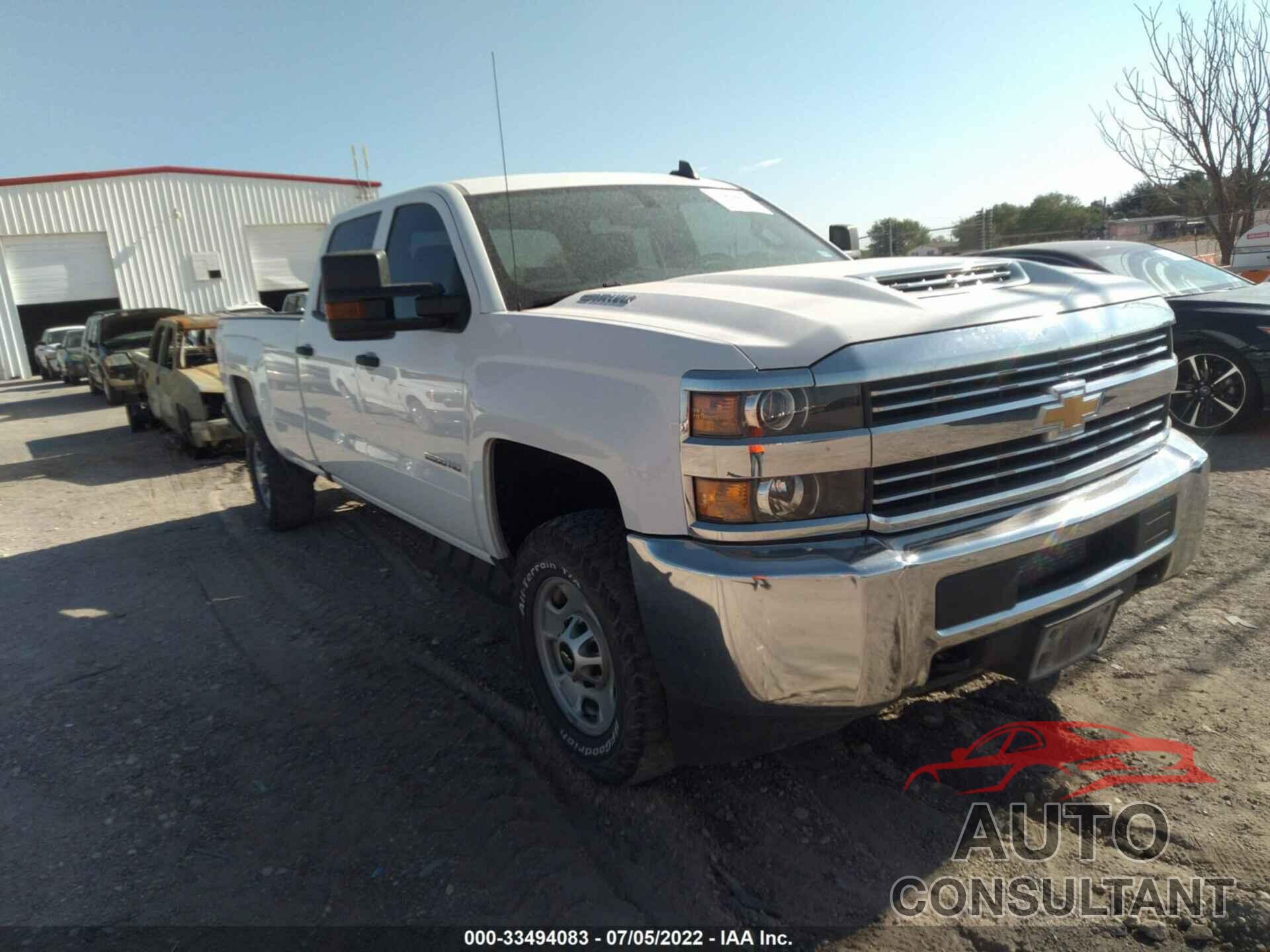 CHEVROLET SILVERADO 2500HD 2018 - 1GC1KUEY7JF150450