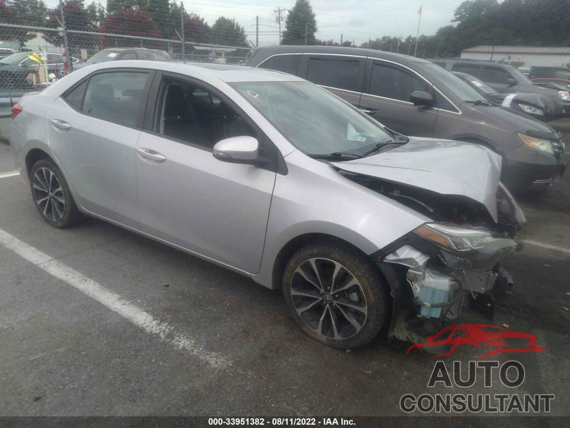TOYOTA COROLLA 2017 - 2T1BURHEXHC776817