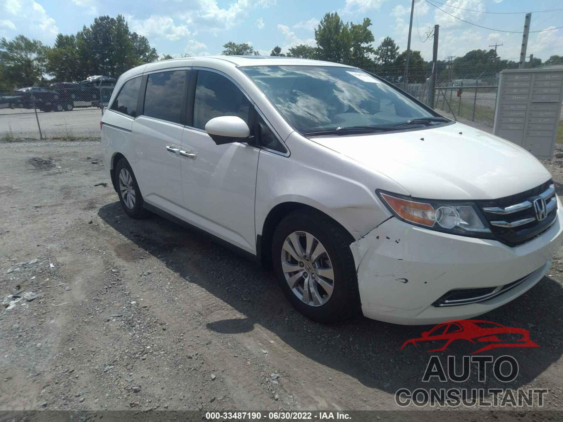 HONDA ODYSSEY 2016 - 5FNRL5H62GB127042