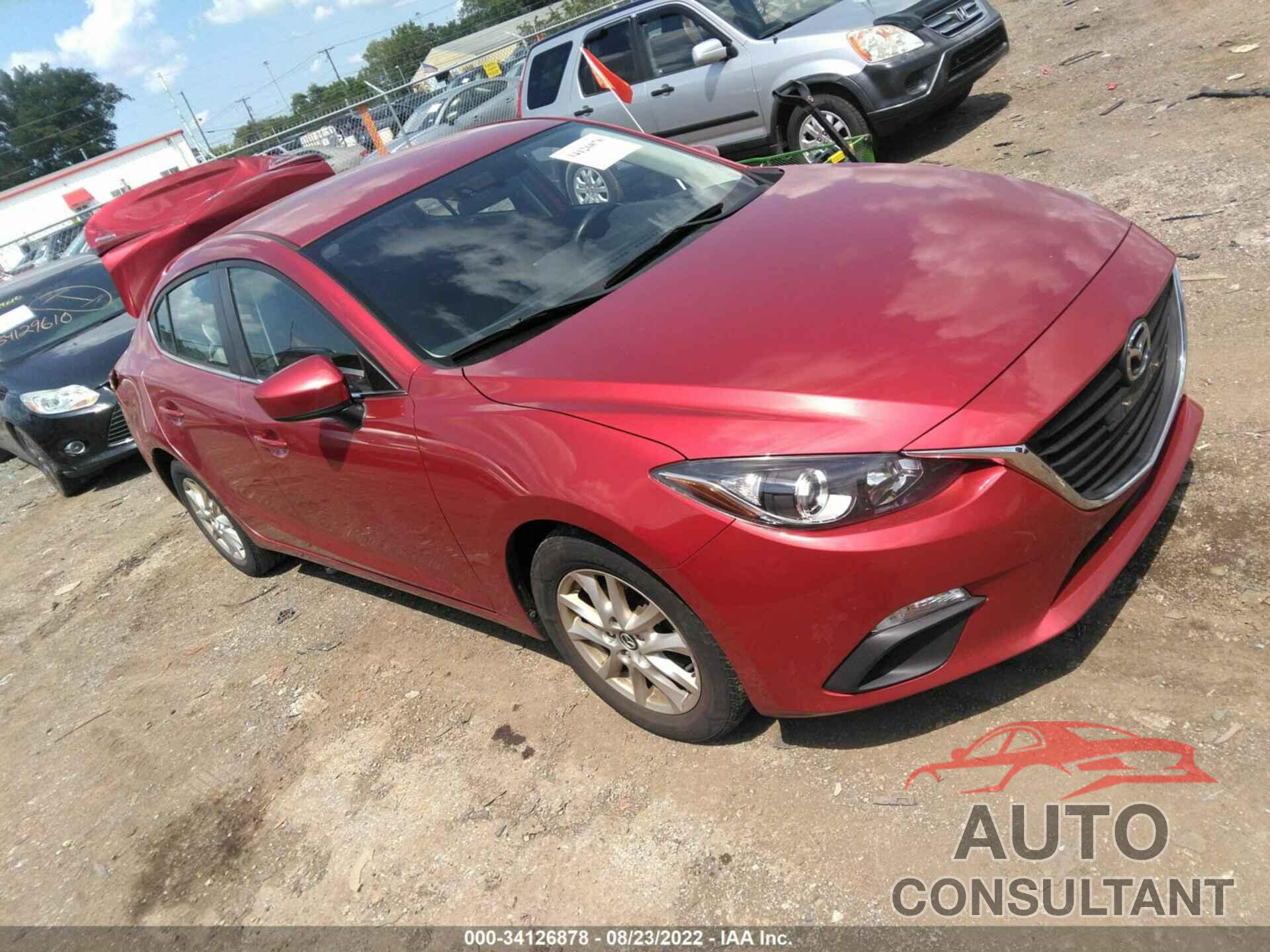 MAZDA MAZDA3 2016 - JM1BM1U70G1323995