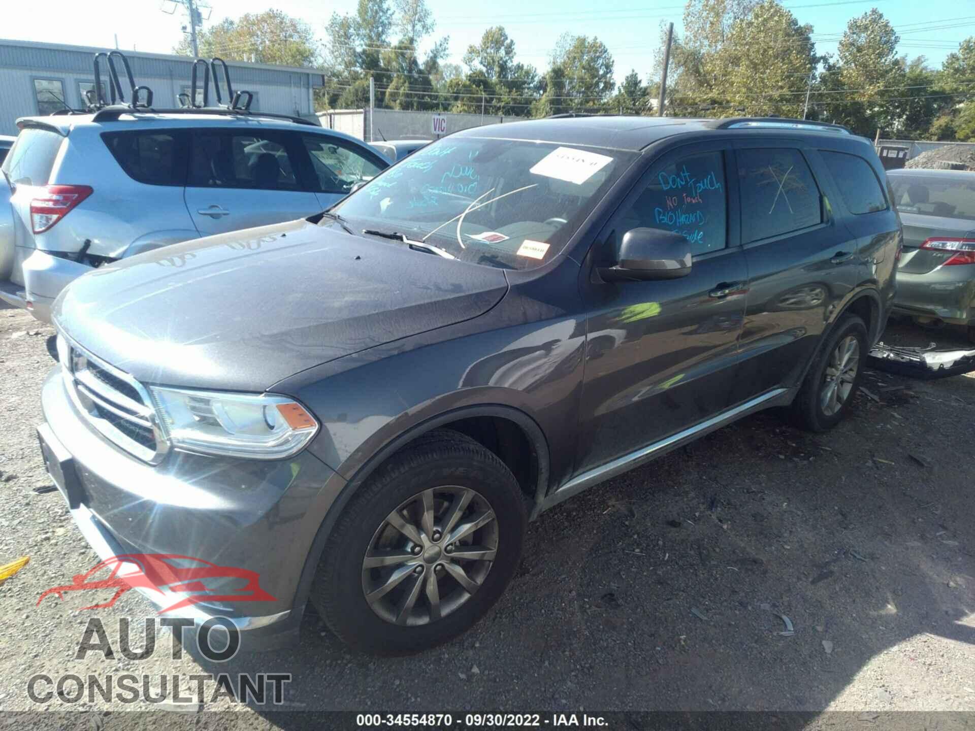 DODGE DURANGO 2017 - 1C4RDJAG4HC703561