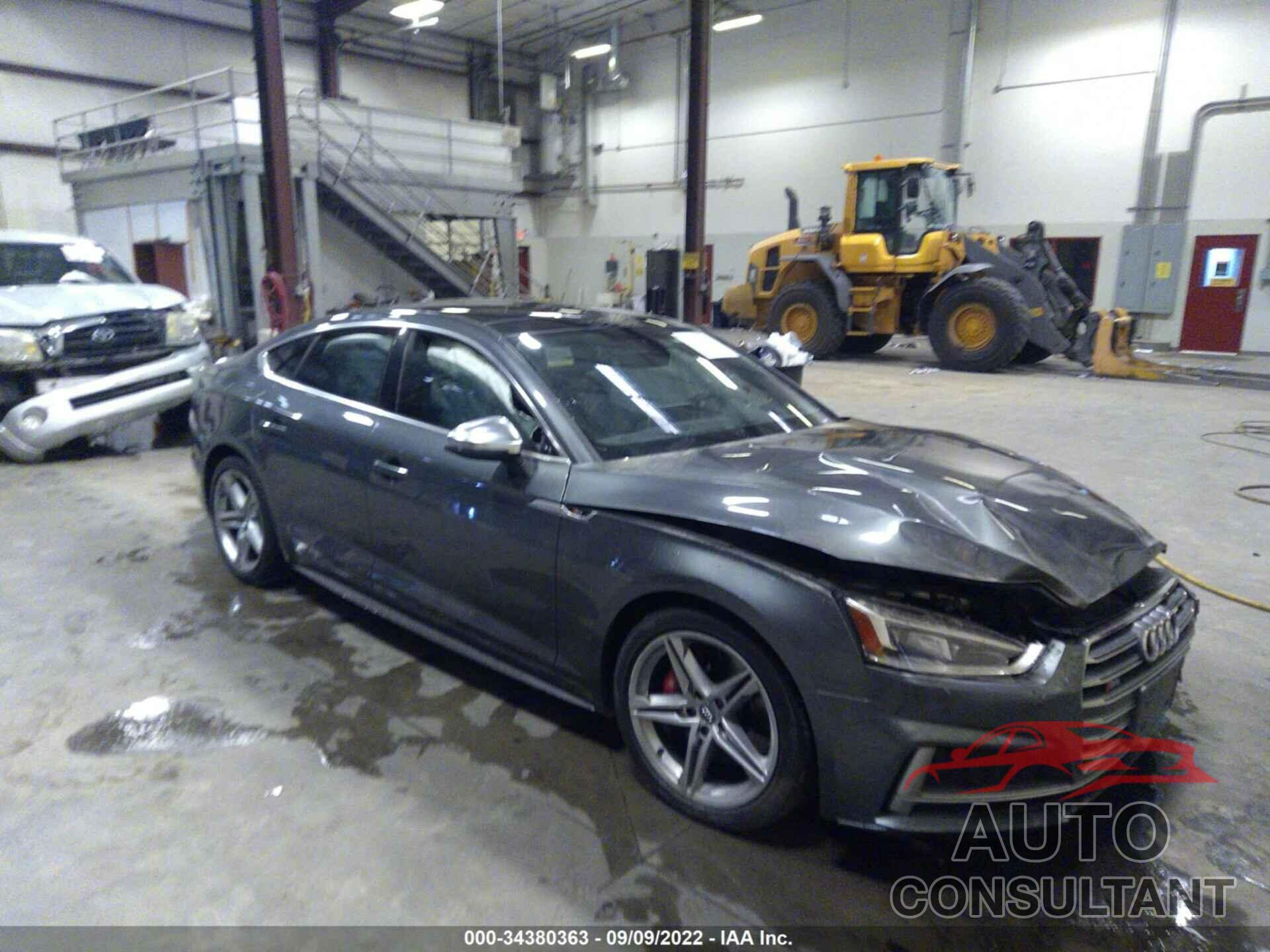 AUDI S5 SPORTBACK 2018 - WAUC4DF59JA093847