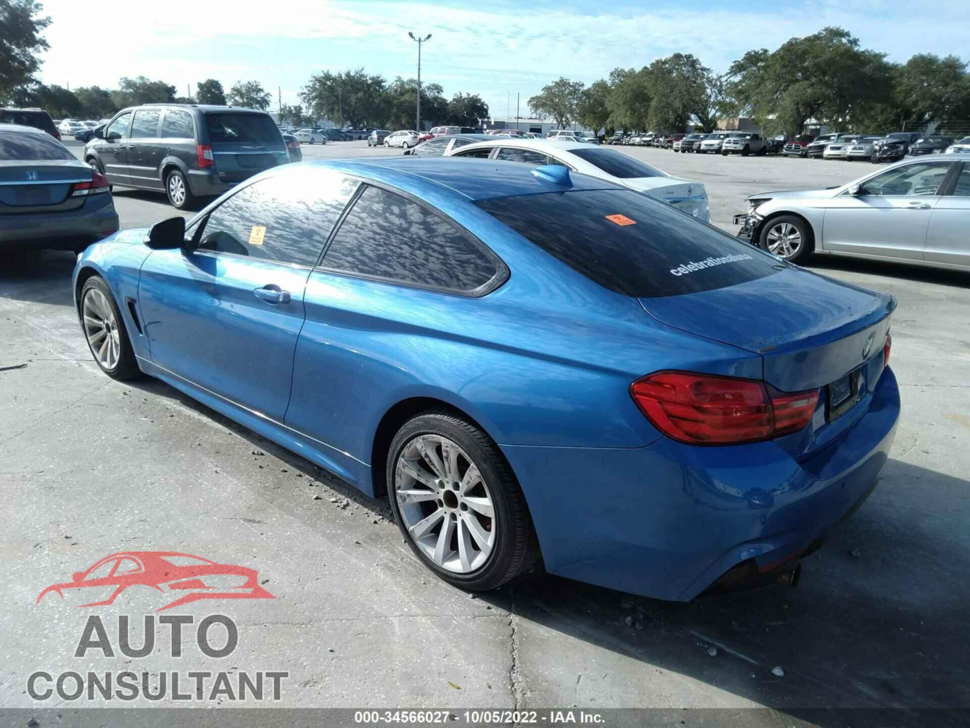 BMW 4 SERIES 2014 - WBA3R1C58EK190414