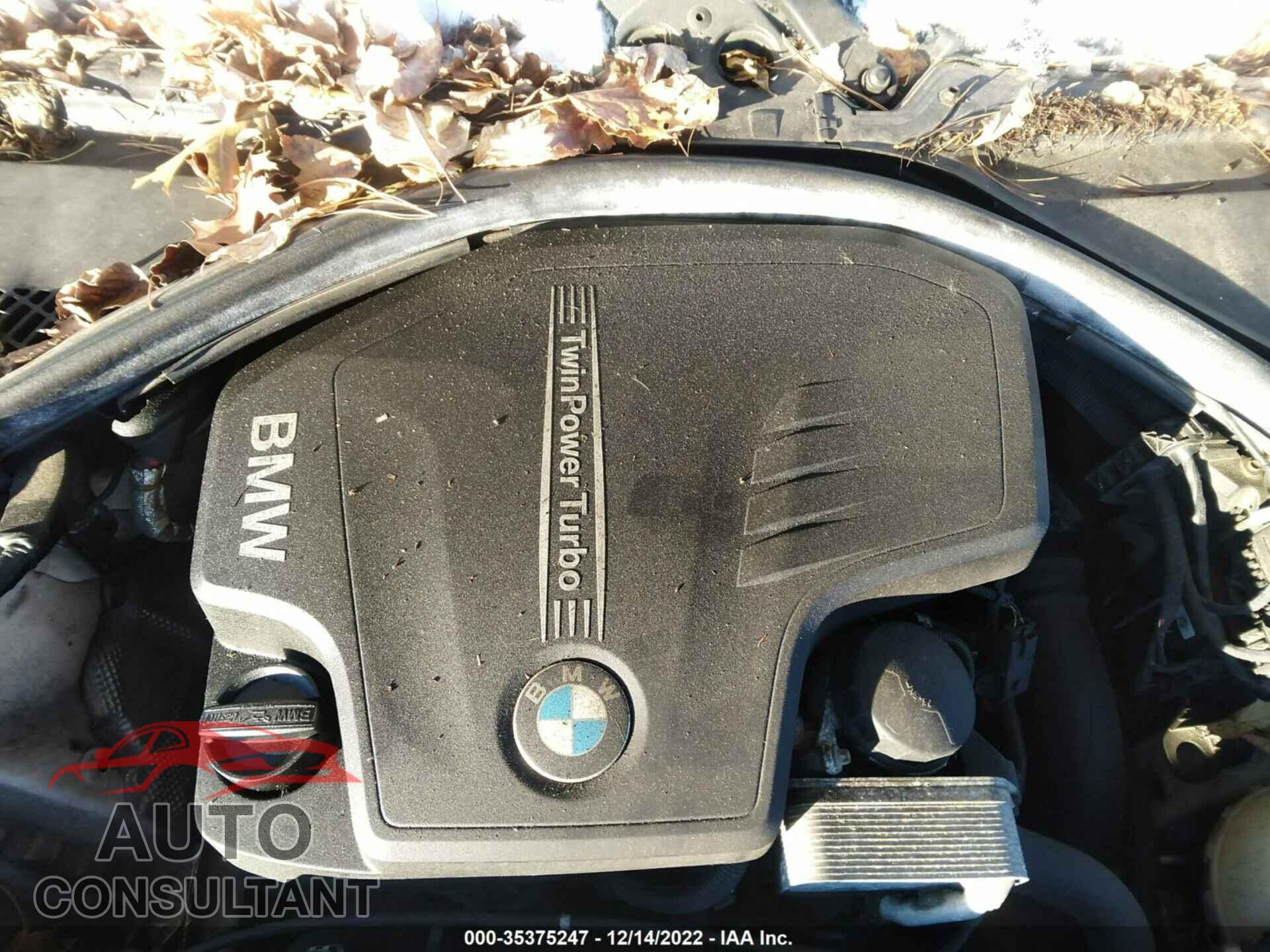 BMW 3 SERIES 2013 - WBA3B3C59DF534324