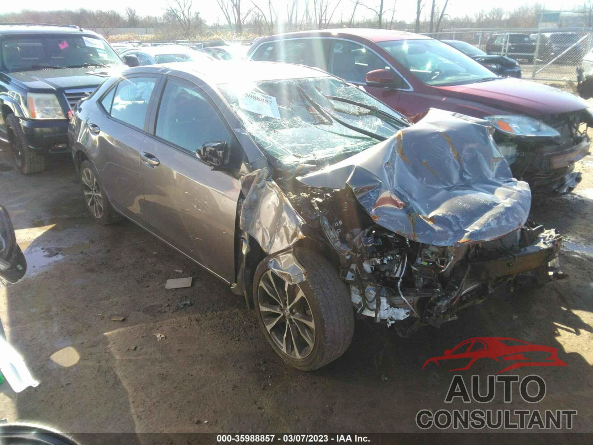 TOYOTA COROLLA 2019 - 2T1BURHE1KC162956