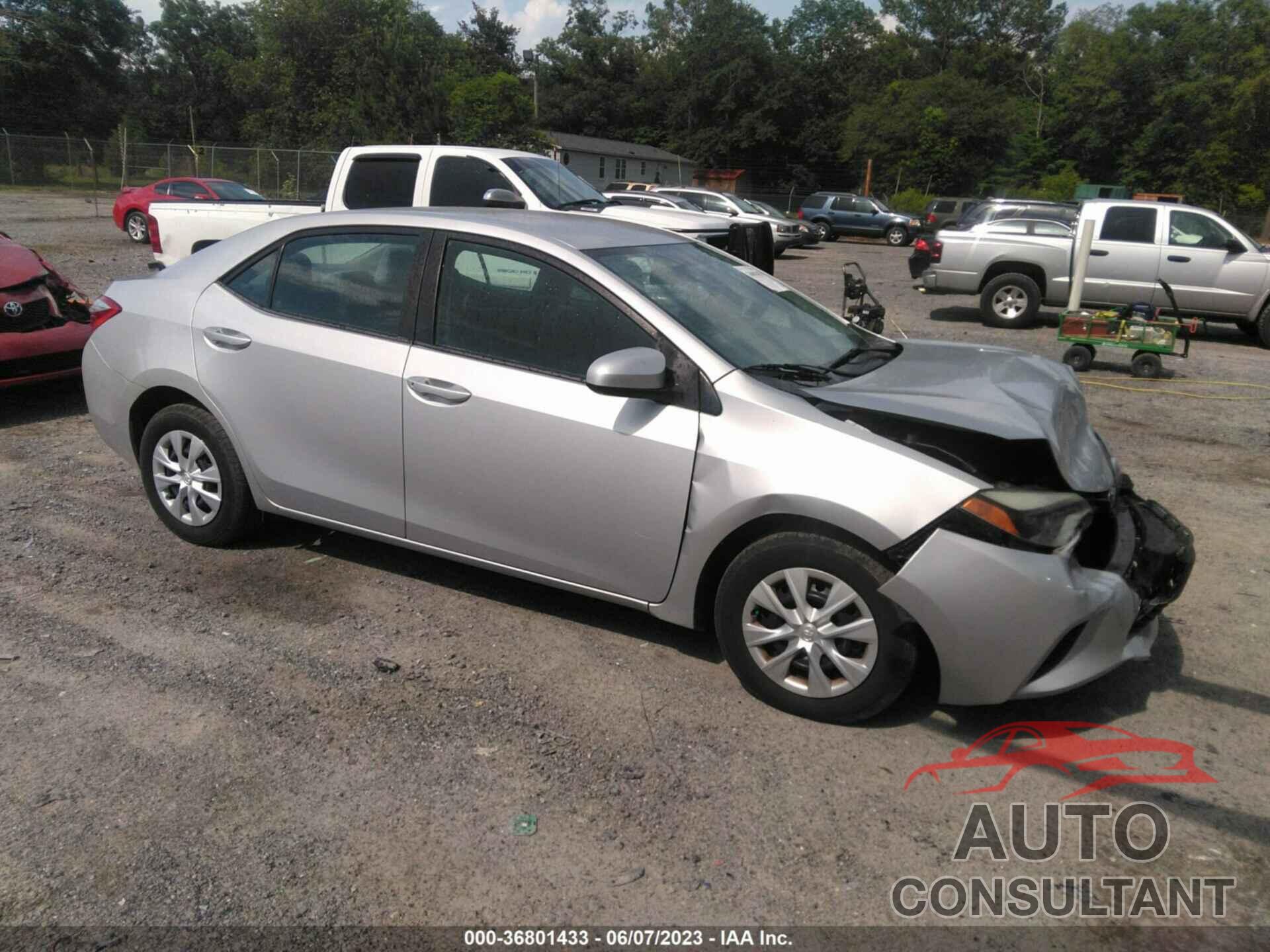 TOYOTA COROLLA 2015 - 2T1BURHE4FC231399
