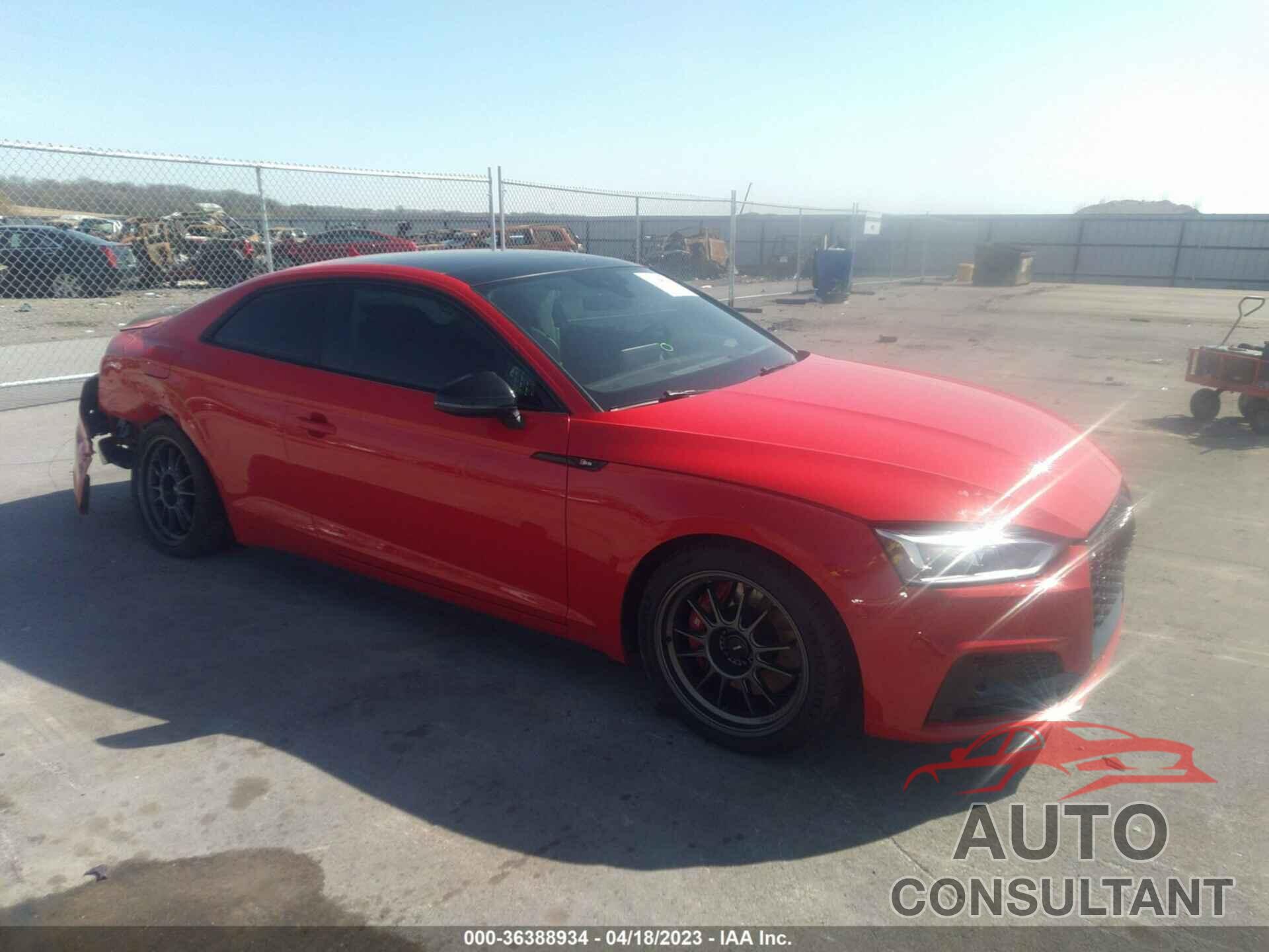 AUDI S5 COUPE 2018 - WAUR4AF57JA002552