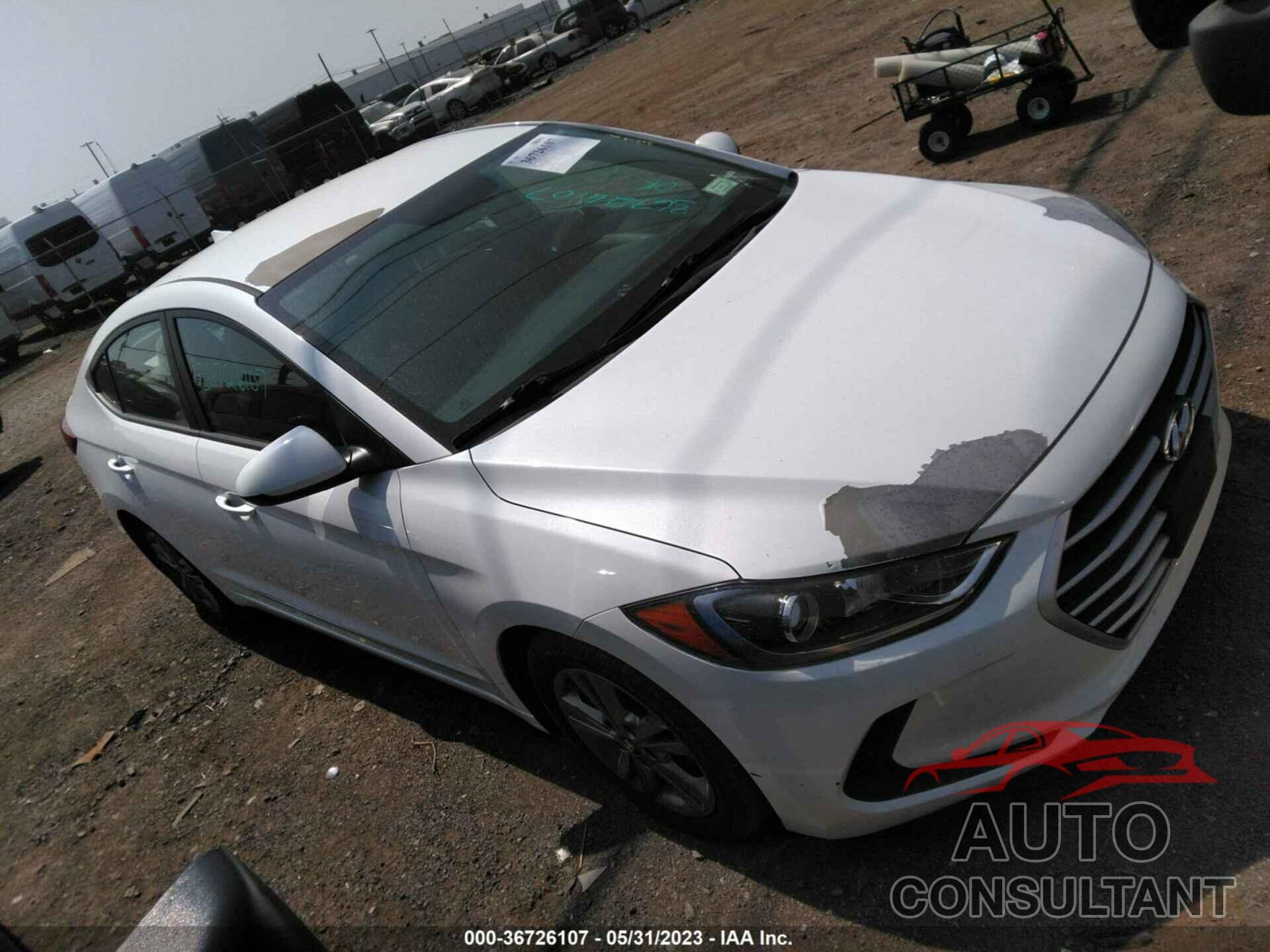 HYUNDAI ELANTRA 2018 - 5NPD84LF1JH218812