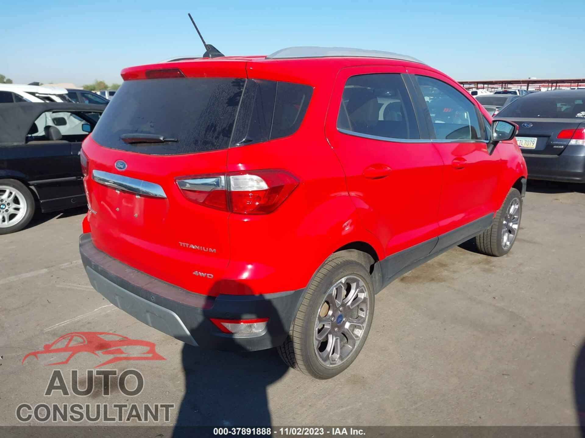 FORD ECOSPORT 2020 - MAJ6S3KLXLC322716